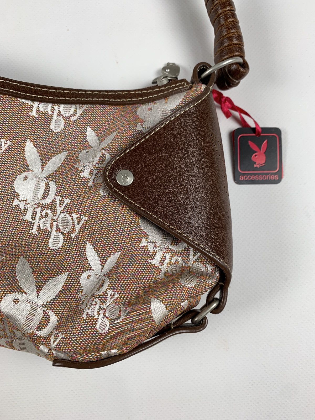 Playboy Vintage Playboy Monogram Y2K Baguette Bag Size ONE SIZE - 11 Thumbnail