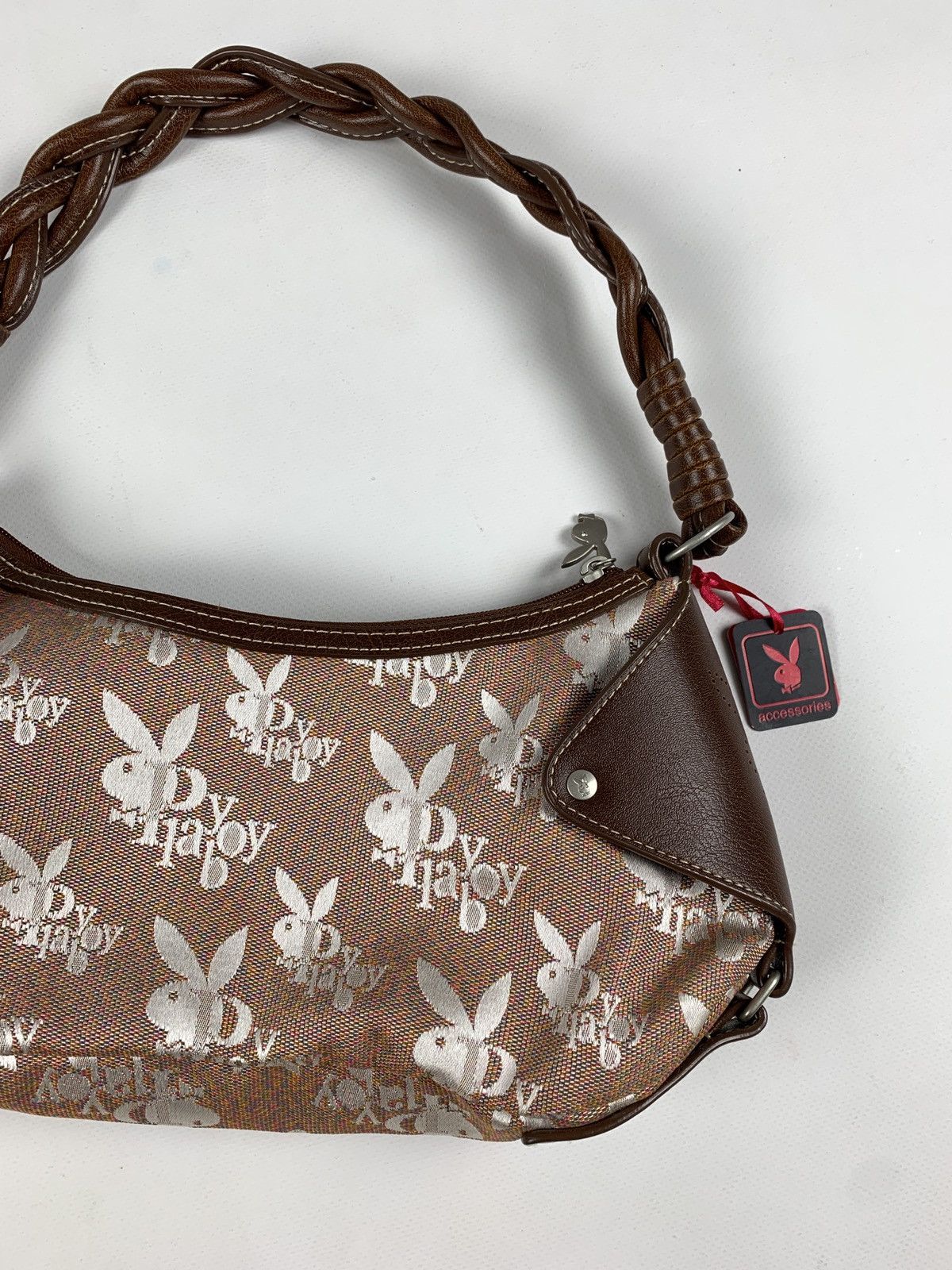 Playboy Vintage Playboy Monogram Y2K Baguette Bag Size ONE SIZE - 10 Thumbnail