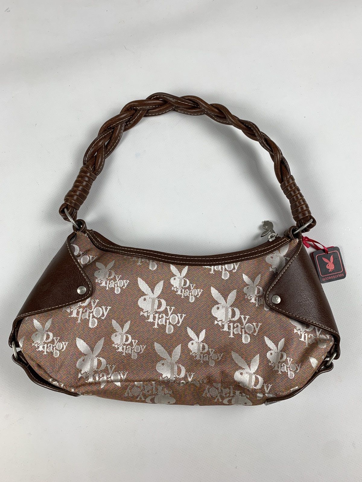 Playboy Vintage Playboy Monogram Y2K Baguette Bag Size ONE SIZE - 4 Thumbnail