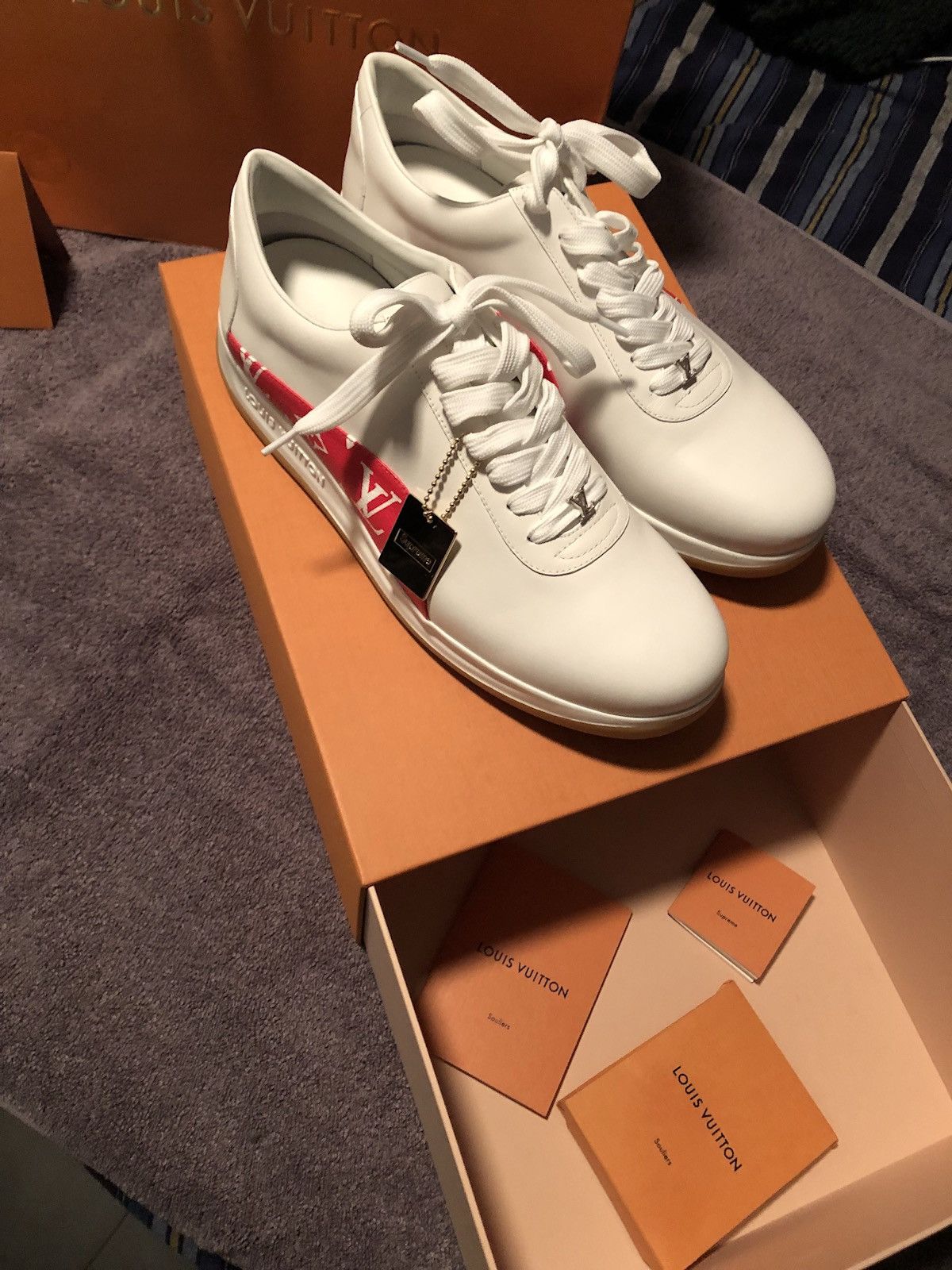 Louis vuitton supreme shoes price hotsell