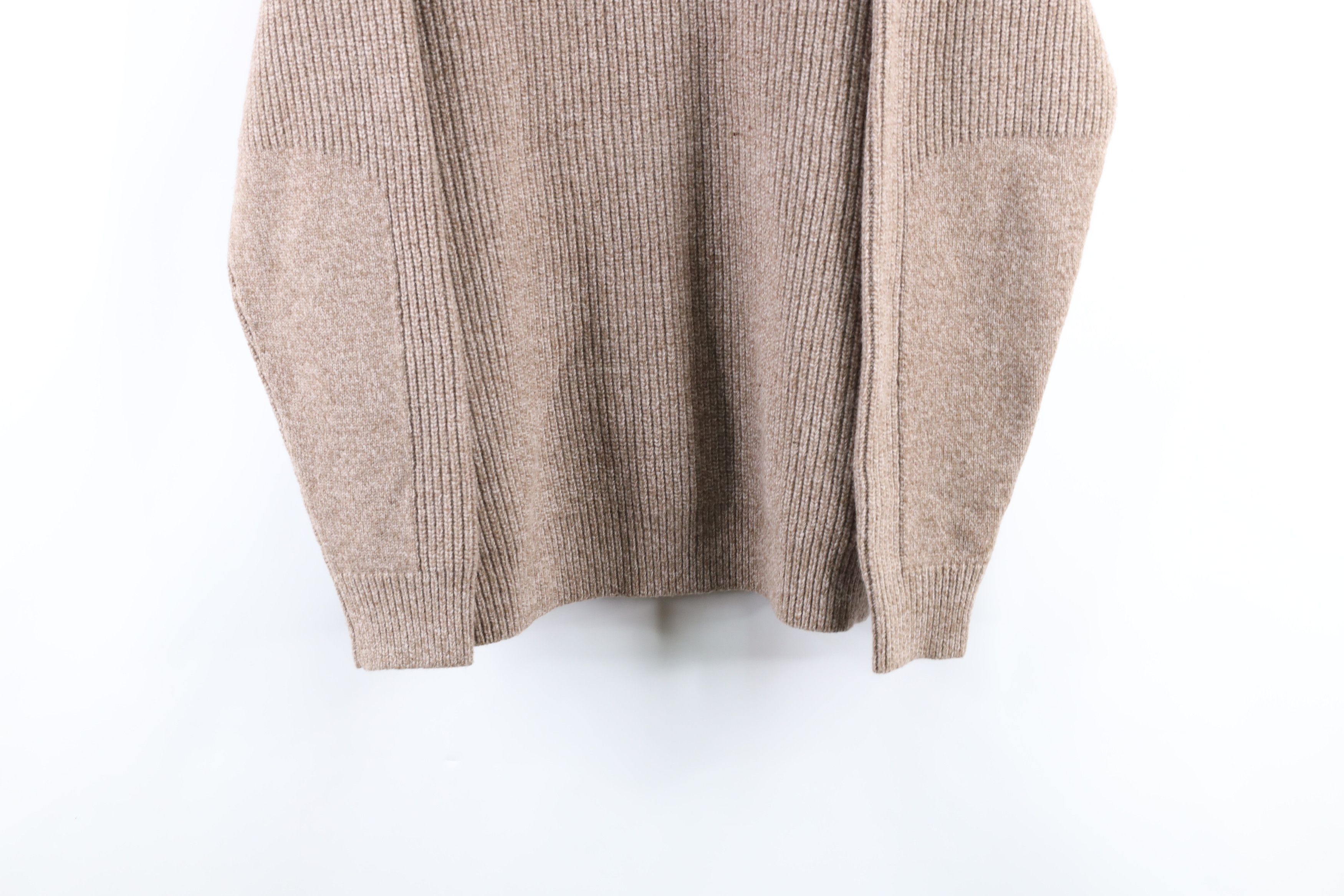 L.L. Bean Vintage LL Bean Merino Lambswool Knit Half Zip Sweater Size US L / EU 52-54 / 3 - 3 Thumbnail