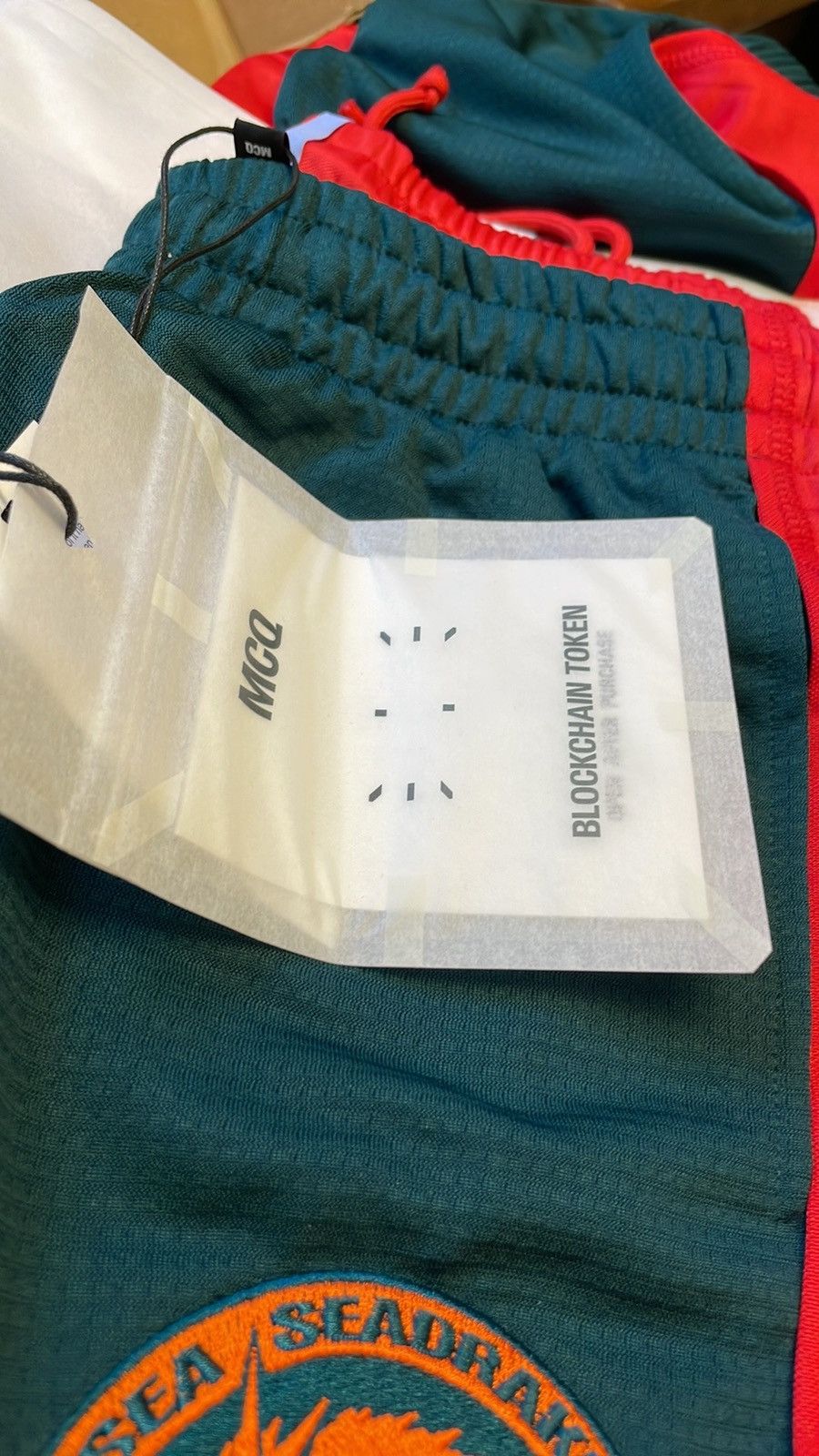 MCQ Two tone Stretch jersey Paneled Embroidered Two sided Size US 34 / EU 50 - 3 Thumbnail