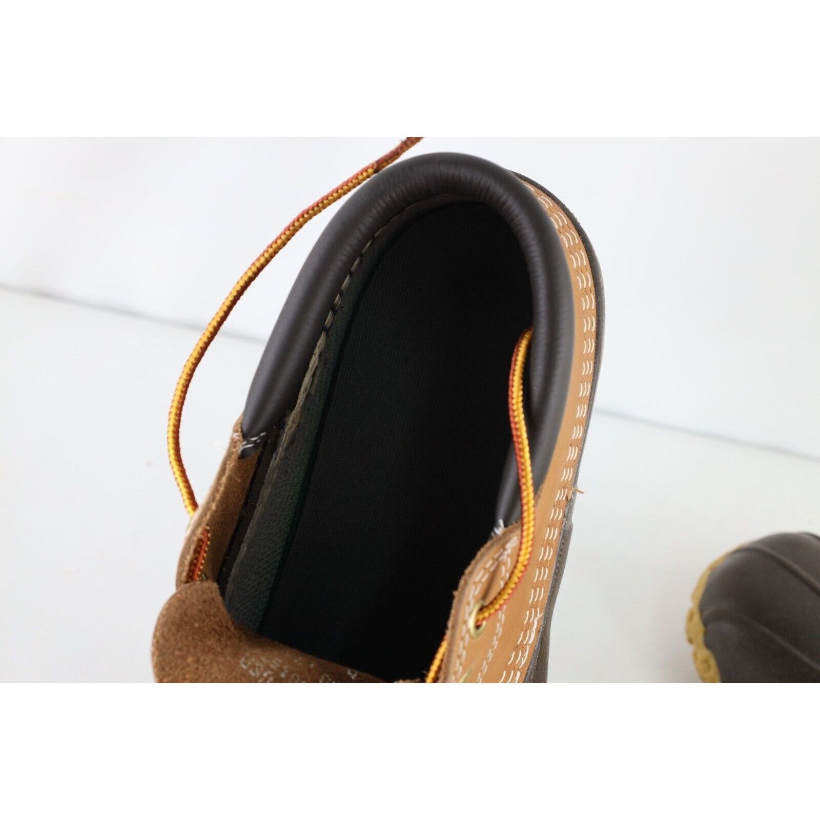 L.L. Bean × Vintage Vintage 90s LL Bean Mens 9 M Waterproof Rubber Leather Bean Size US 9 / EU 42 - 7 Thumbnail
