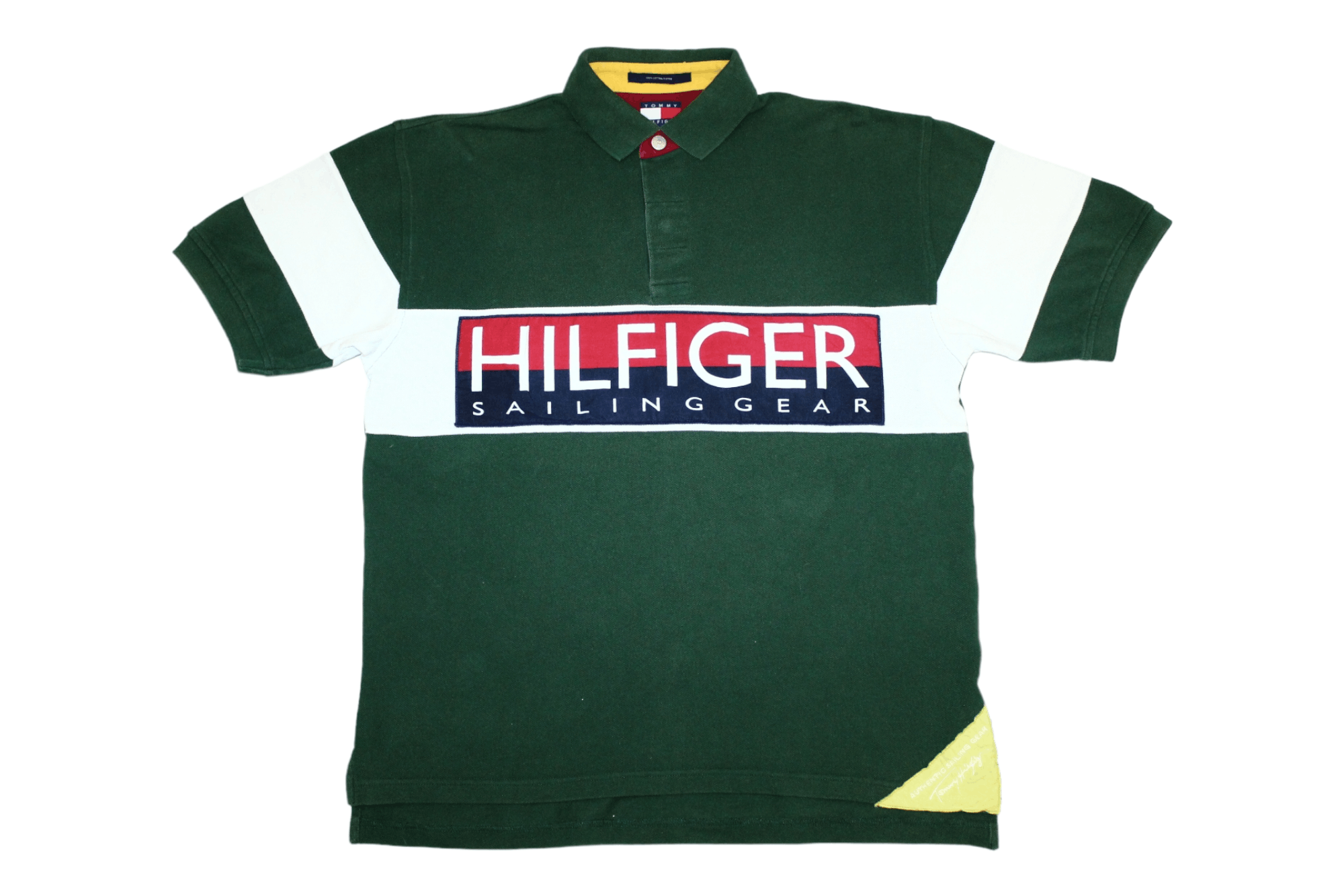 Tommy Hilfiger 🔥🔥90s Tommy Hilfiger Sailing Gear Big Logo Baggy Polo Size US L / EU 52-54 / 3 - 1 Thumbnail