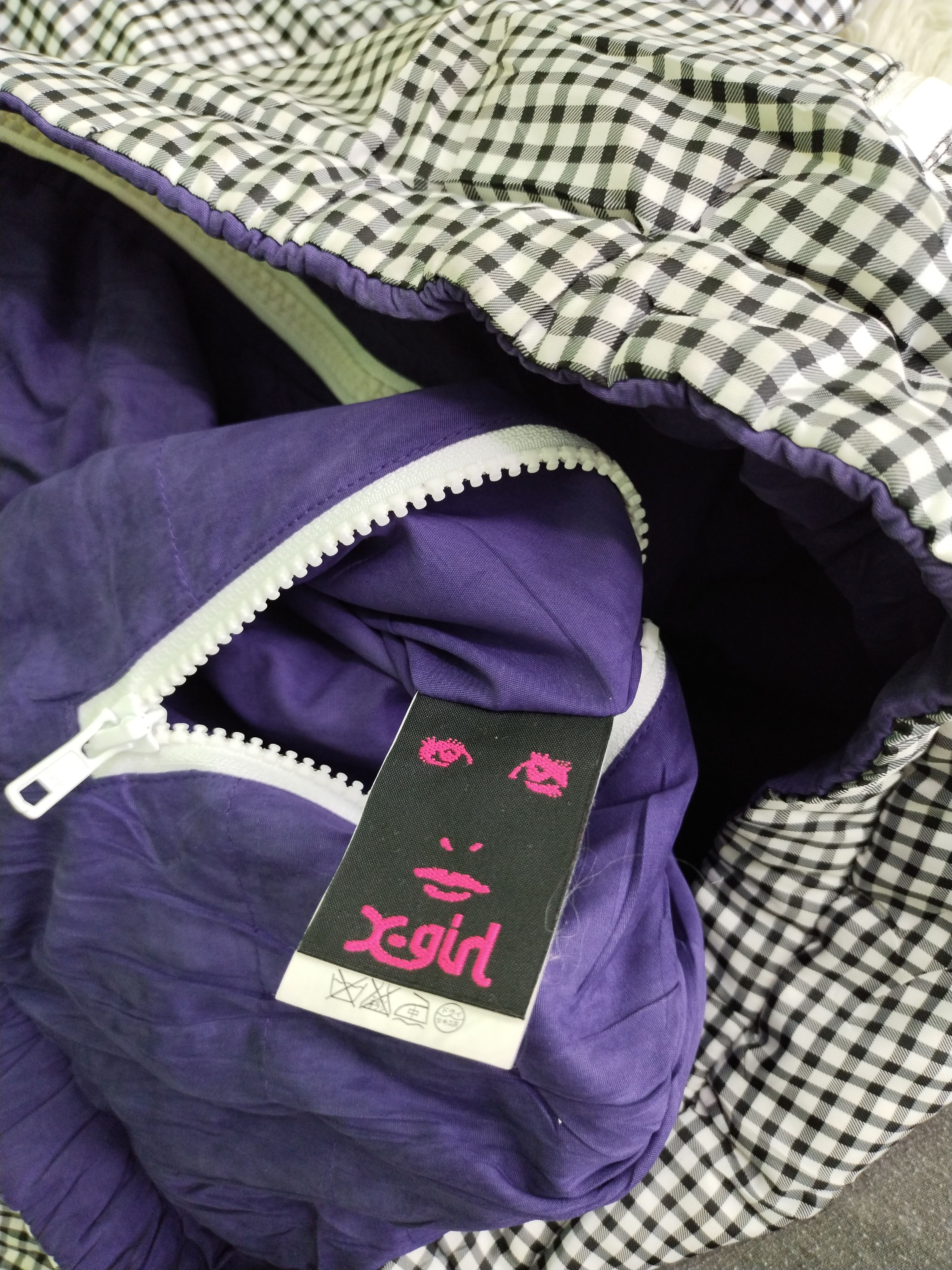 Japanese Brand Vintage X-GIRL Brand Reversible Hoodie Jacket Size US S / EU 44-46 / 1 - 15 Thumbnail