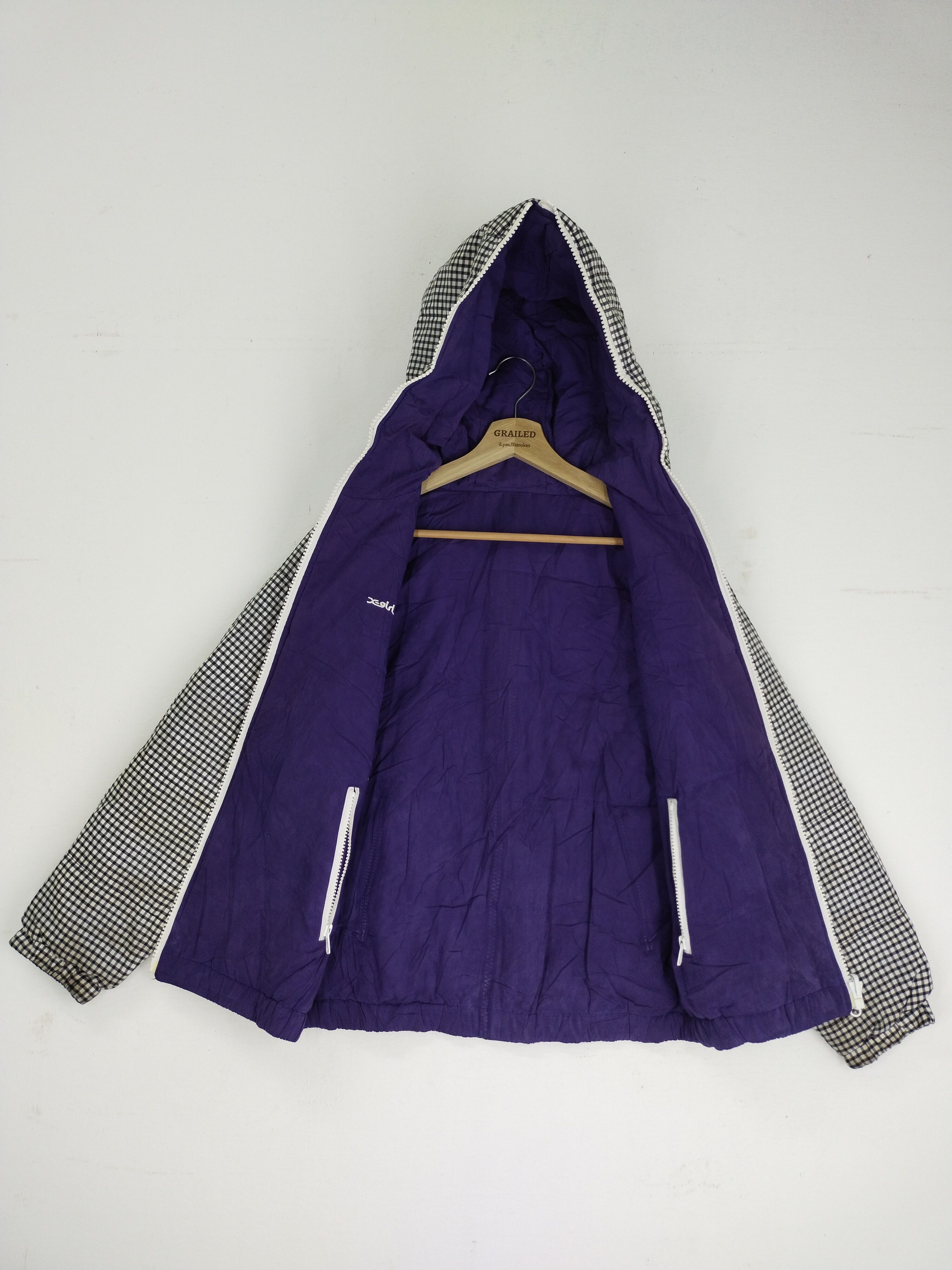 Japanese Brand Vintage X-GIRL Brand Reversible Hoodie Jacket Size US S / EU 44-46 / 1 - 2 Thumbnail