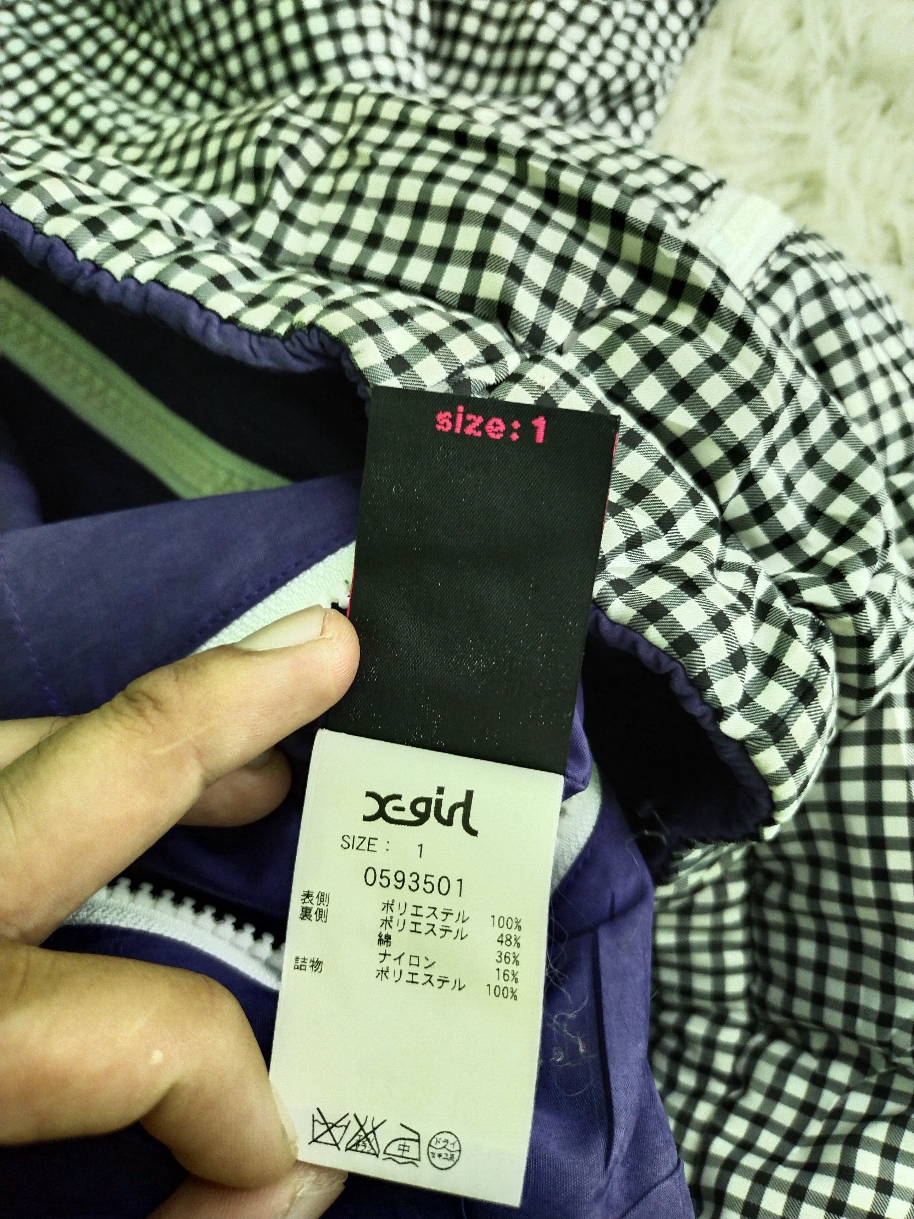 Japanese Brand Vintage X-GIRL Brand Reversible Hoodie Jacket Size US S / EU 44-46 / 1 - 13 Thumbnail