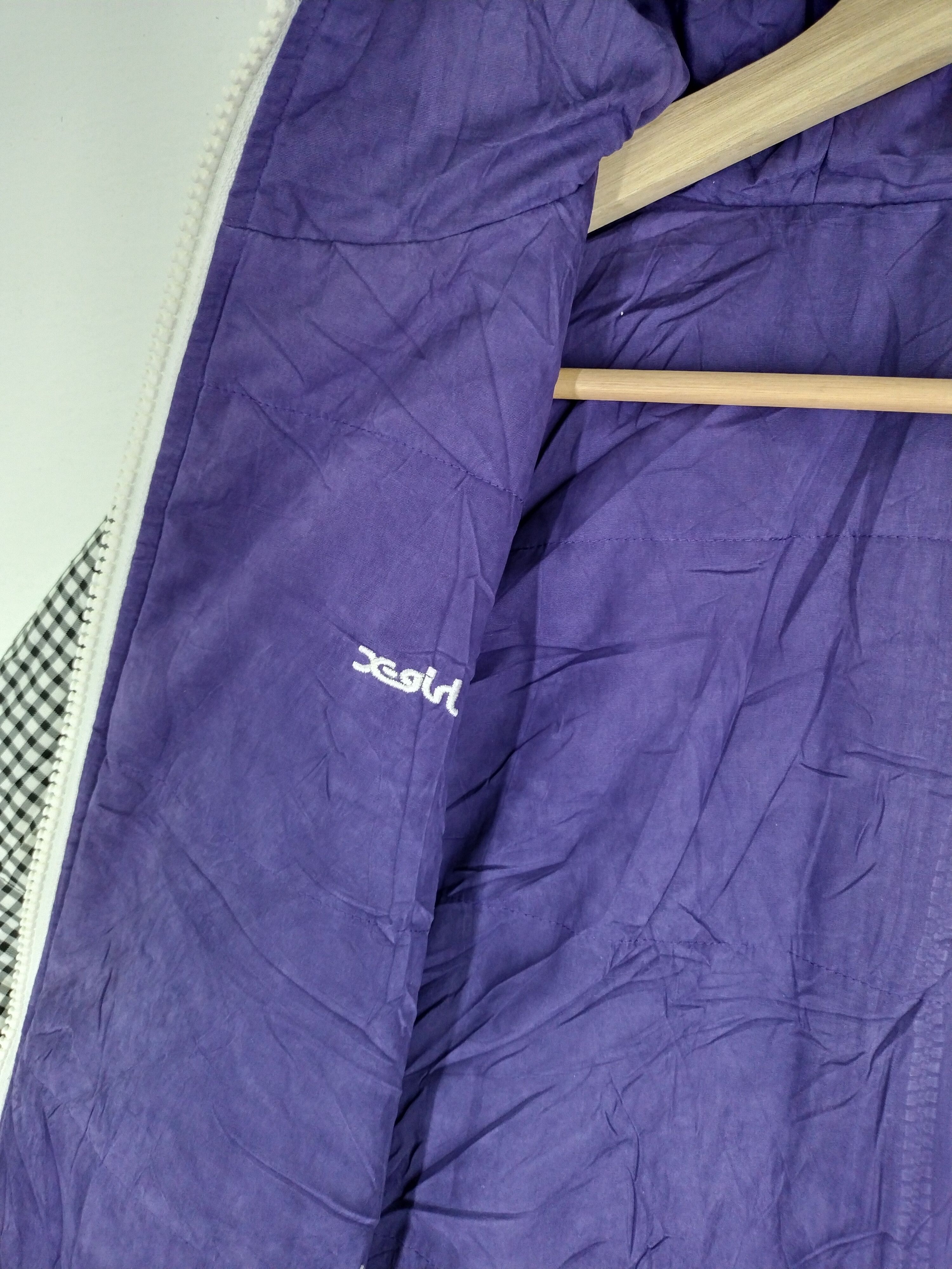 Japanese Brand Vintage X-GIRL Brand Reversible Hoodie Jacket Size US S / EU 44-46 / 1 - 11 Thumbnail