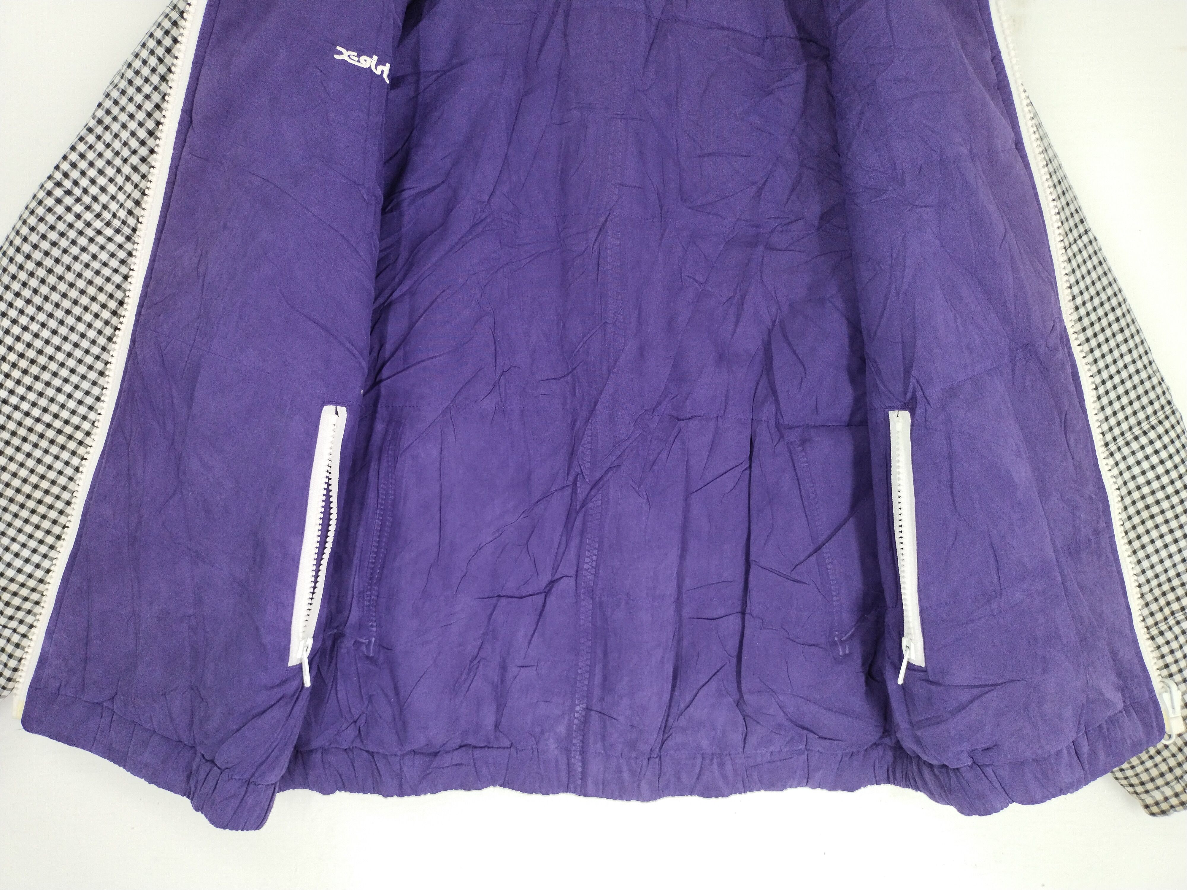 Japanese Brand Vintage X-GIRL Brand Reversible Hoodie Jacket Size US S / EU 44-46 / 1 - 10 Thumbnail