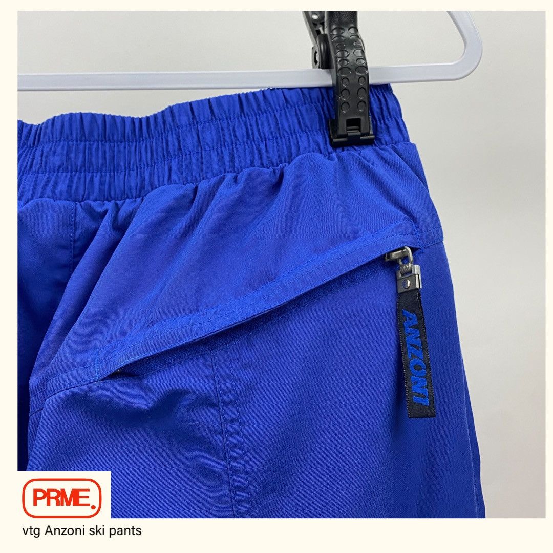 Vintage vintage Y2K ANZONI Baggy Ski Cargo Nylon Skiing pants Size US 30 / EU 46 - 14 Thumbnail