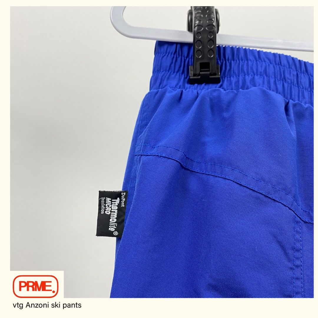 Vintage vintage Y2K ANZONI Baggy Ski Cargo Nylon Skiing pants Size US 30 / EU 46 - 15 Thumbnail