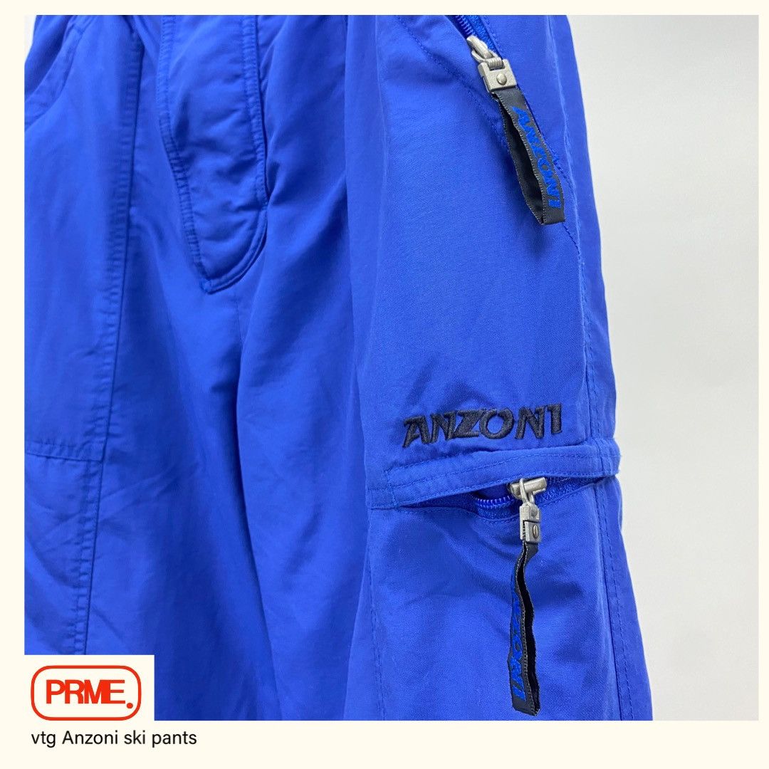 Vintage vintage Y2K ANZONI Baggy Ski Cargo Nylon Skiing pants Size US 30 / EU 46 - 8 Thumbnail