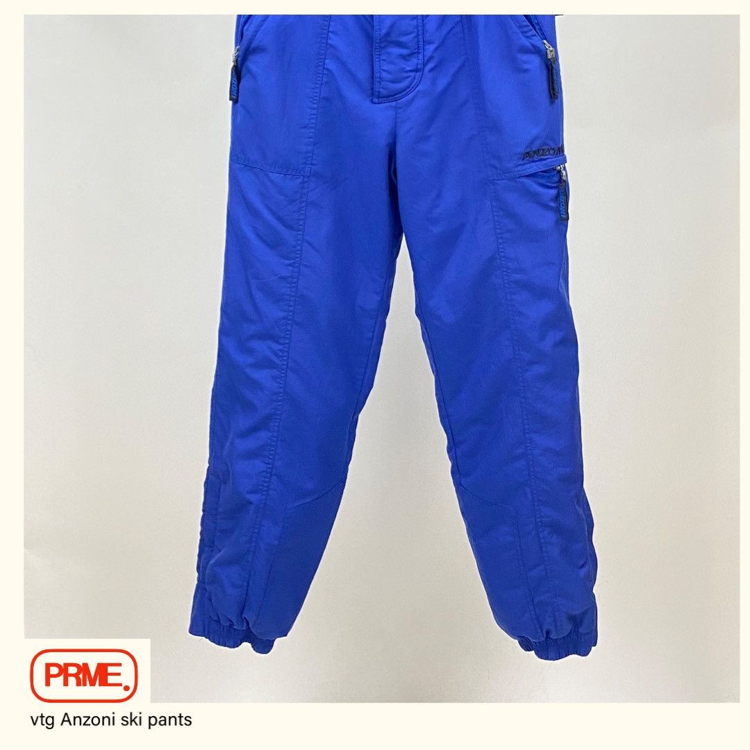Vintage vintage Y2K ANZONI Baggy Ski Cargo Nylon Skiing pants Size US 30 / EU 46 - 5 Thumbnail