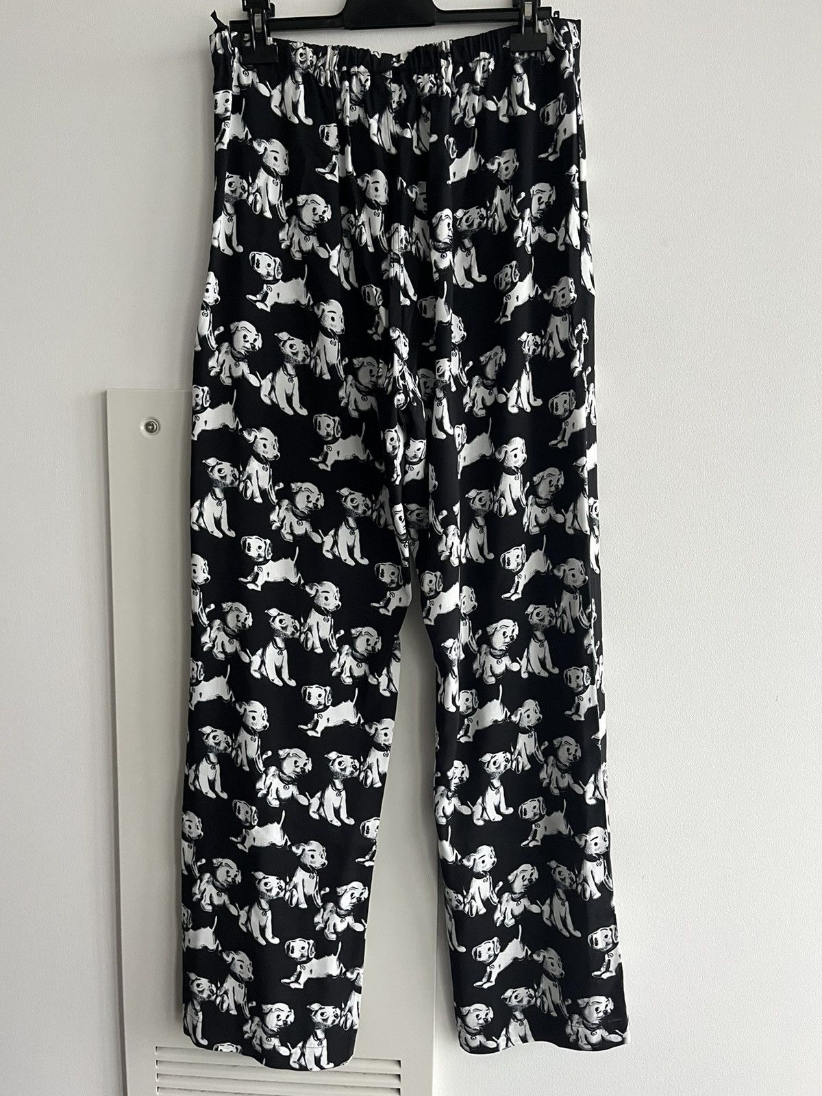 Celine × Hedi Slimane Rare Brand New Super Runway Hedi Slimane Dog Print Pant Size US 32 / EU 48 - 19 Thumbnail
