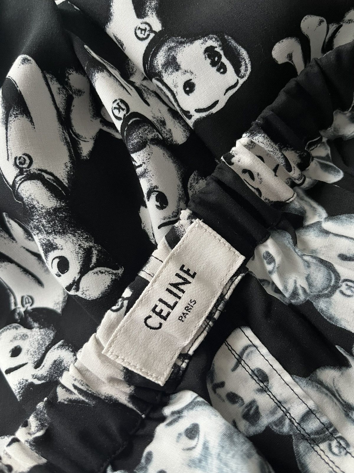 Celine × Hedi Slimane Rare Brand New Super Runway Hedi Slimane Dog Print Pant Size US 32 / EU 48 - 6 Thumbnail