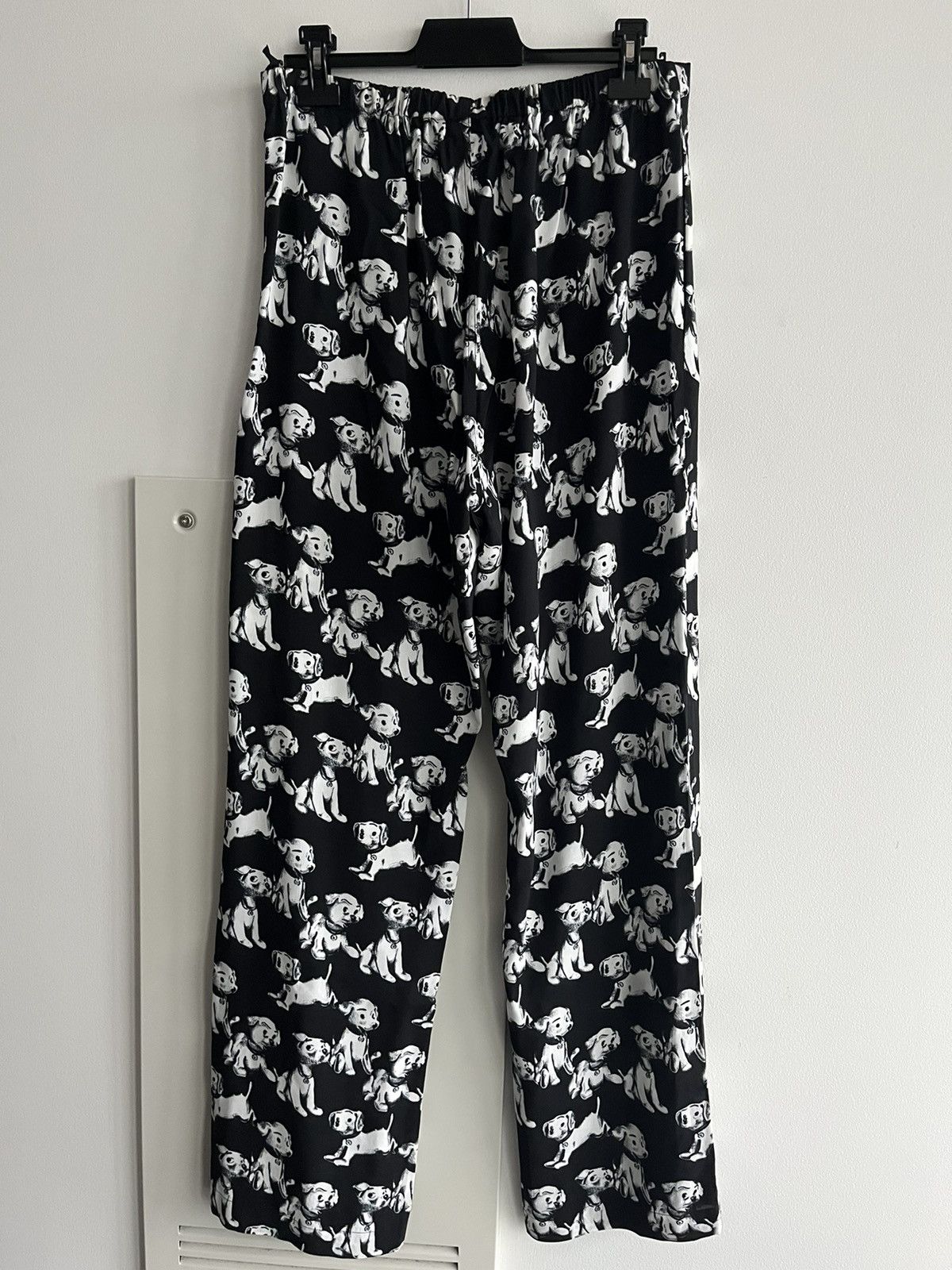 Celine × Hedi Slimane Rare Brand New Super Runway Hedi Slimane Dog Print Pant Size US 30 / EU 46 - 4 Thumbnail