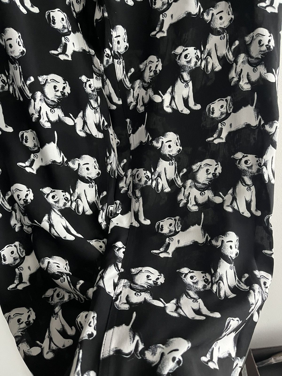 Celine × Hedi Slimane Rare Brand New Super Runway Hedi Slimane Dog Print Pant Size US 30 / EU 46 - 16 Thumbnail