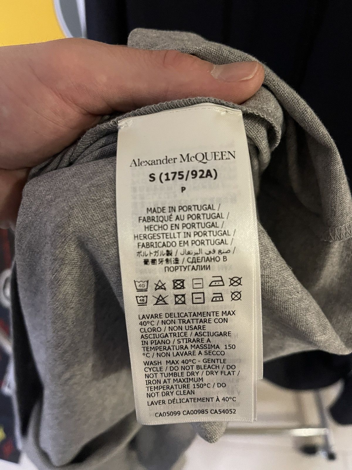 Alexander McQueen Alexander McQueen T-Shirt Grey Size US S / EU 44-46 / 1 - 5 Thumbnail