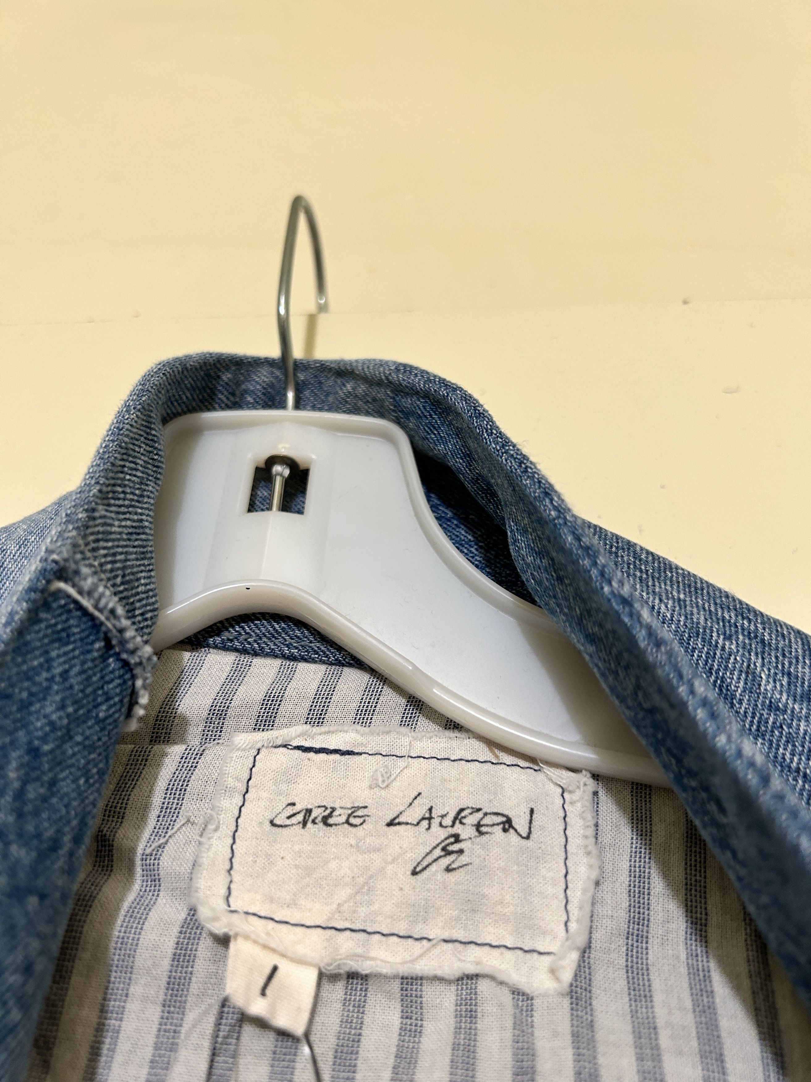 Greg Lauren Patchwork upcycled denim jacket Overshirt Distressed size 1 Size US S / EU 44-46 / 1 - 4 Thumbnail