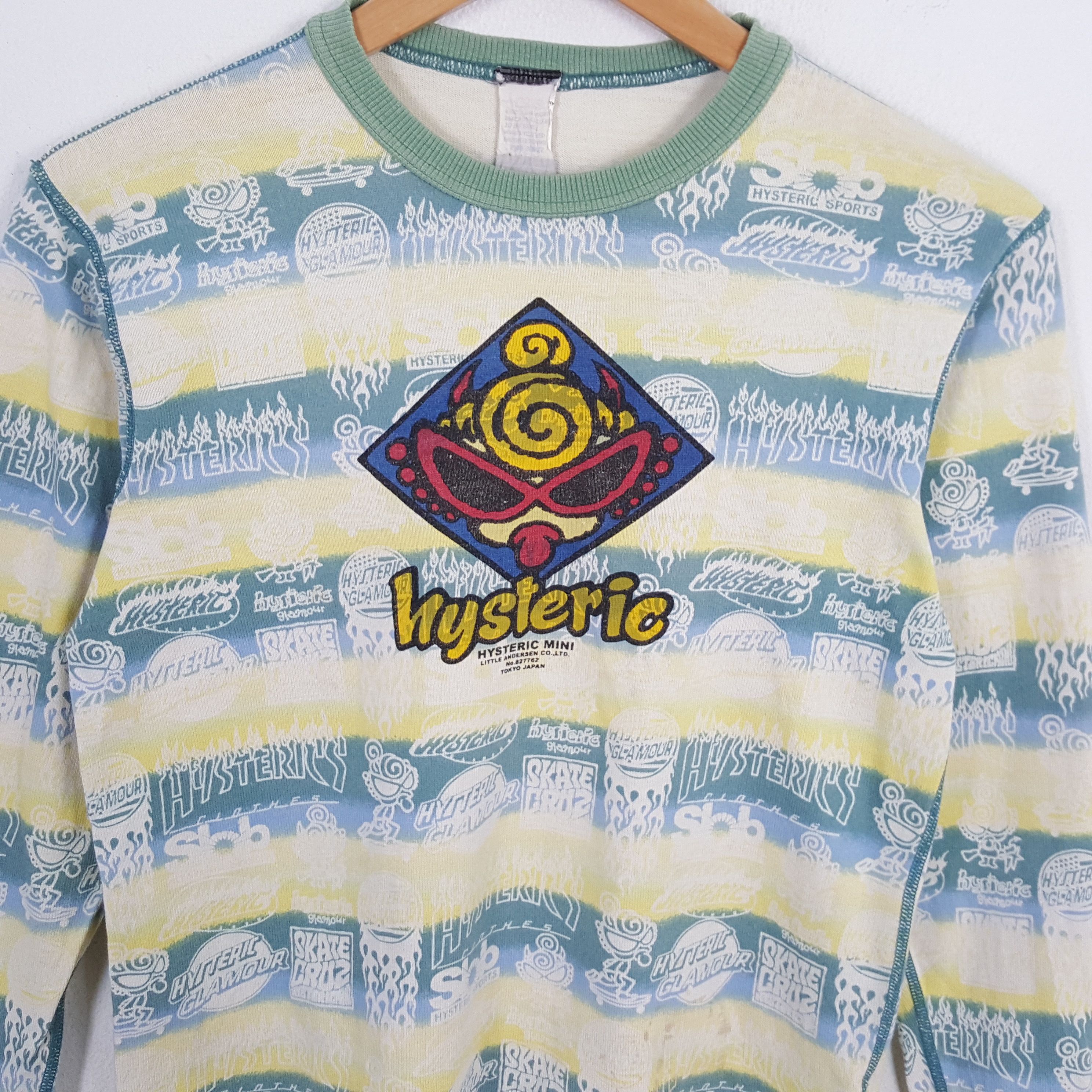 Hysteric Glamour × Japanese Brand × Vintage Vintage HYSTERIC GLAMOUR Japanese Brand Over Print T-Shirt Size S / US 4 / IT 40 - 2 Thumbnail