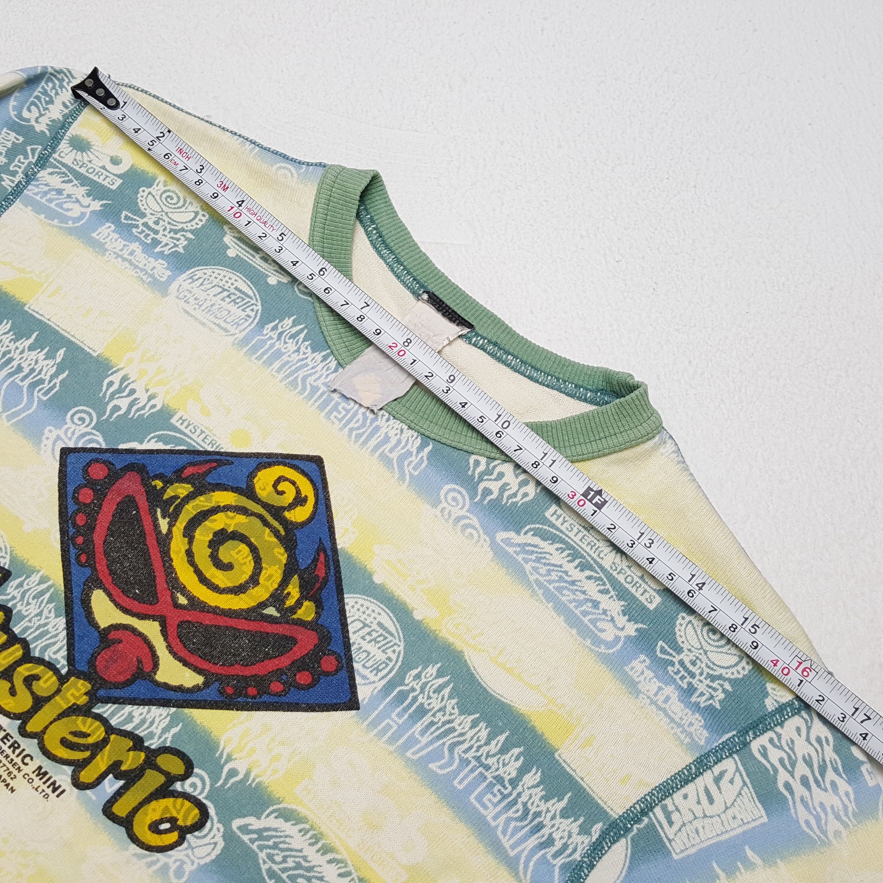 Hysteric Glamour × Japanese Brand × Vintage Vintage HYSTERIC GLAMOUR Japanese Brand Over Print T-Shirt Size S / US 4 / IT 40 - 5 Thumbnail