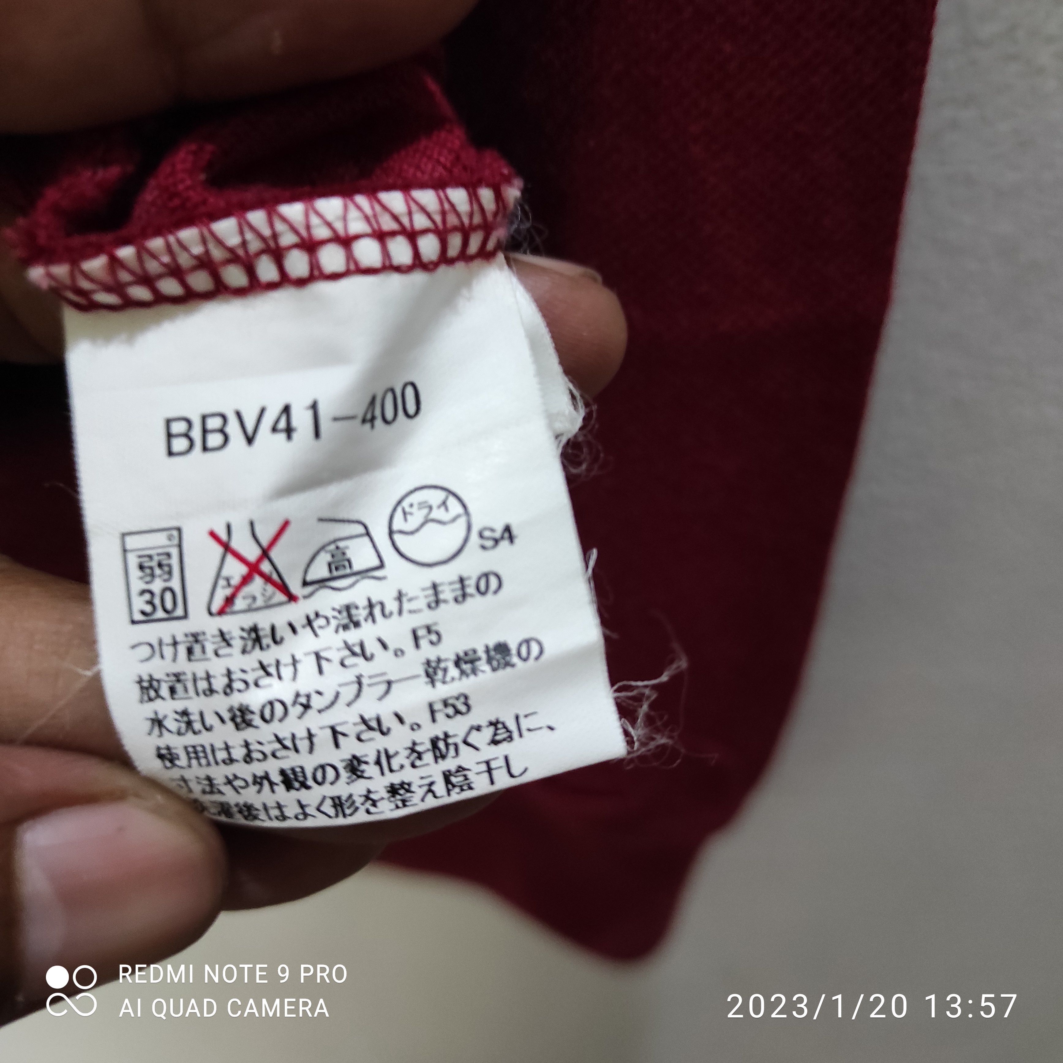 Burberry Burberry Nova Check Polo Shirt long sleeve Red size M Size US M / EU 48-50 / 2 - 9 Thumbnail