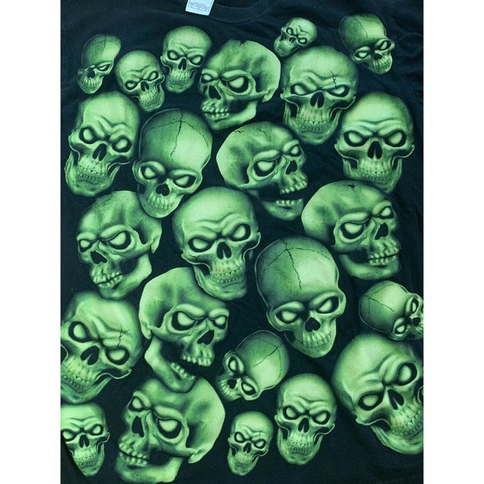 Green skull shirt travis sales scott