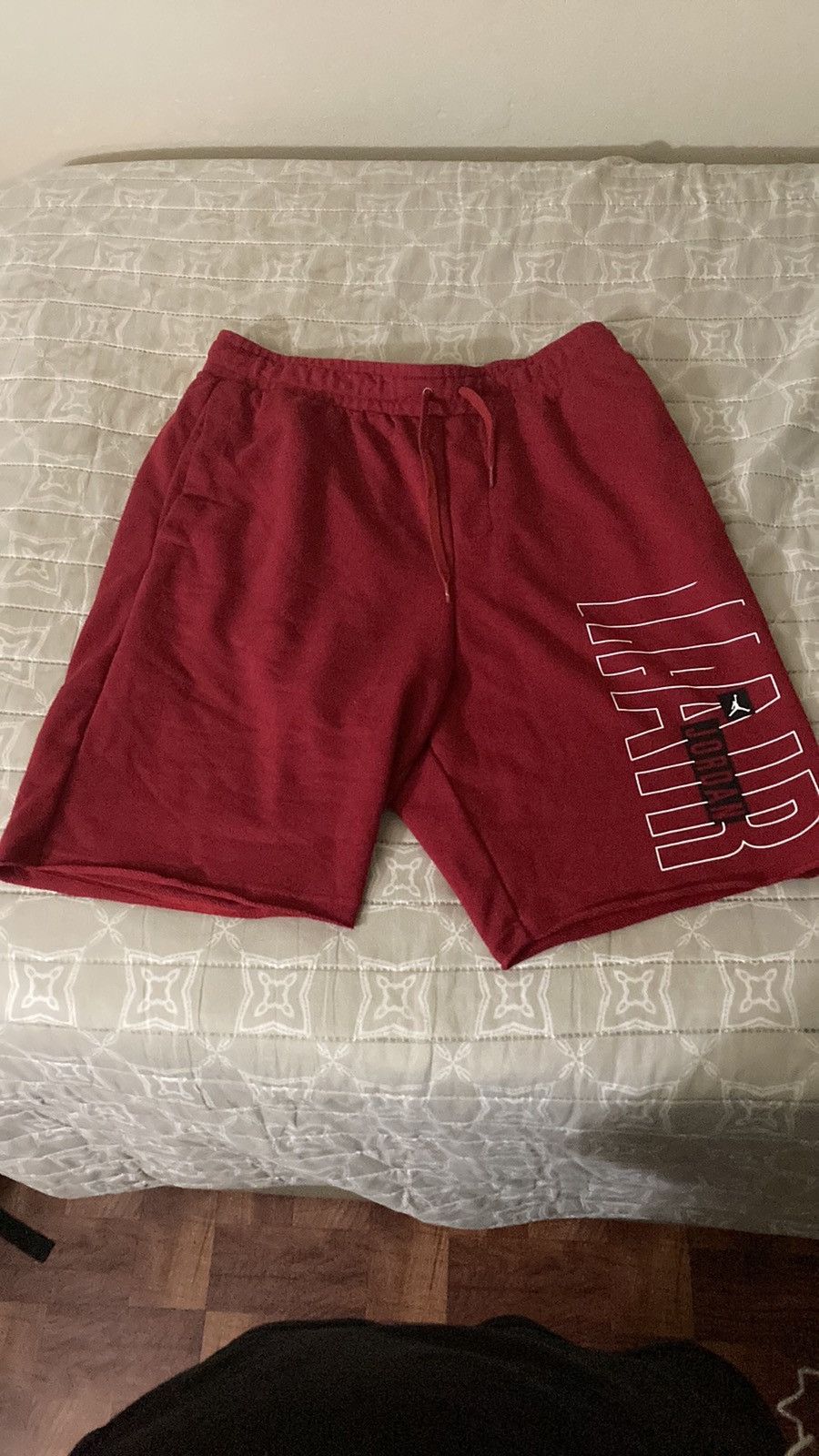 Jordan Men’s Red Basketball Shorts Large