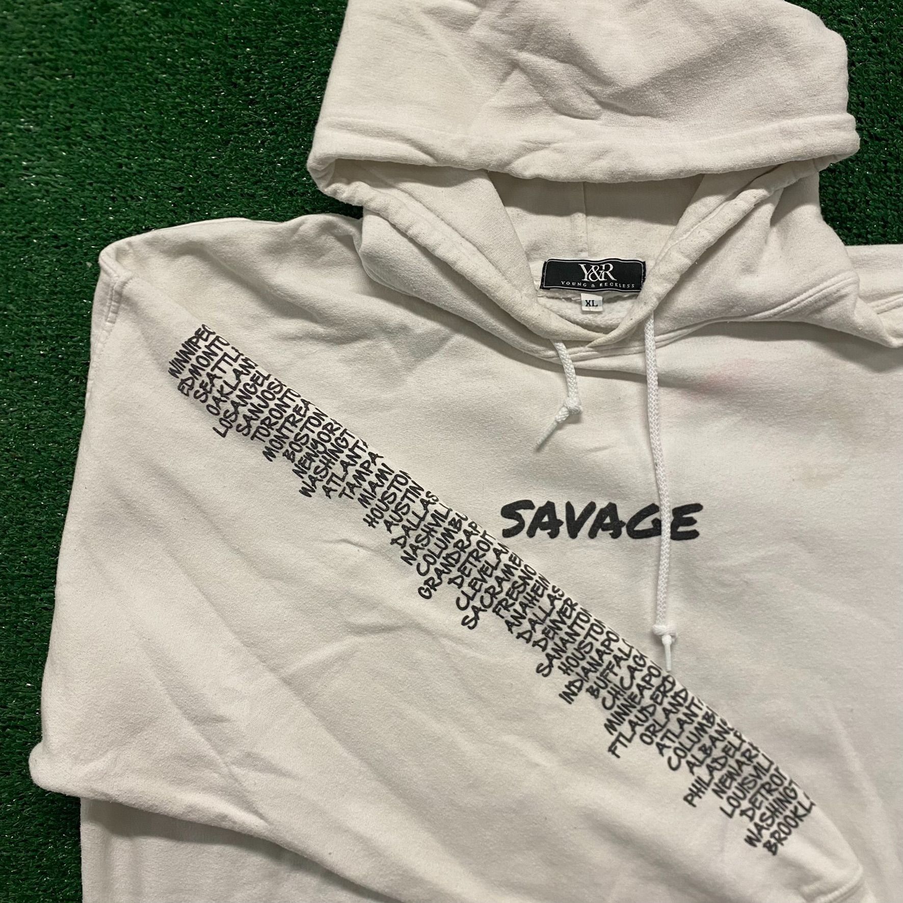 21 Savage Essential Baggy 21 Savage Concert Tour Rap Hoodie Sweatshirt Size US XL / EU 56 / 4 - 2 Thumbnail