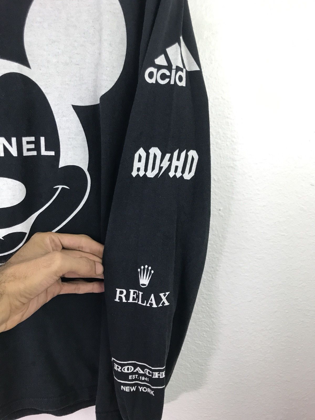Youth Machine Youth Machine Chanel Mickey Mouse Long Sleeve