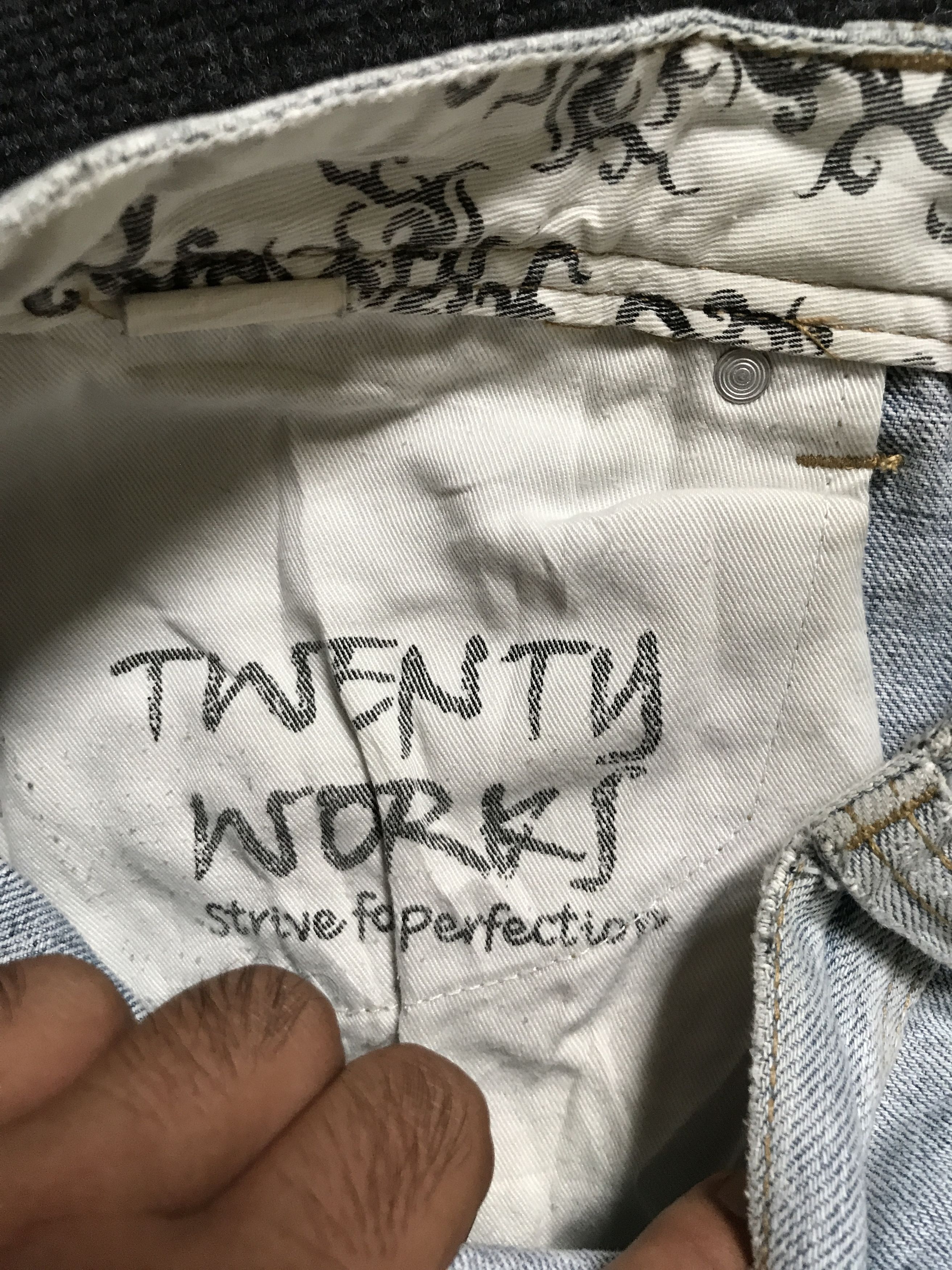 Japanese Brand SP18 TWENTY WORKS Japan Short Cargo Jeans Size US 32 / EU 48 - 15 Thumbnail