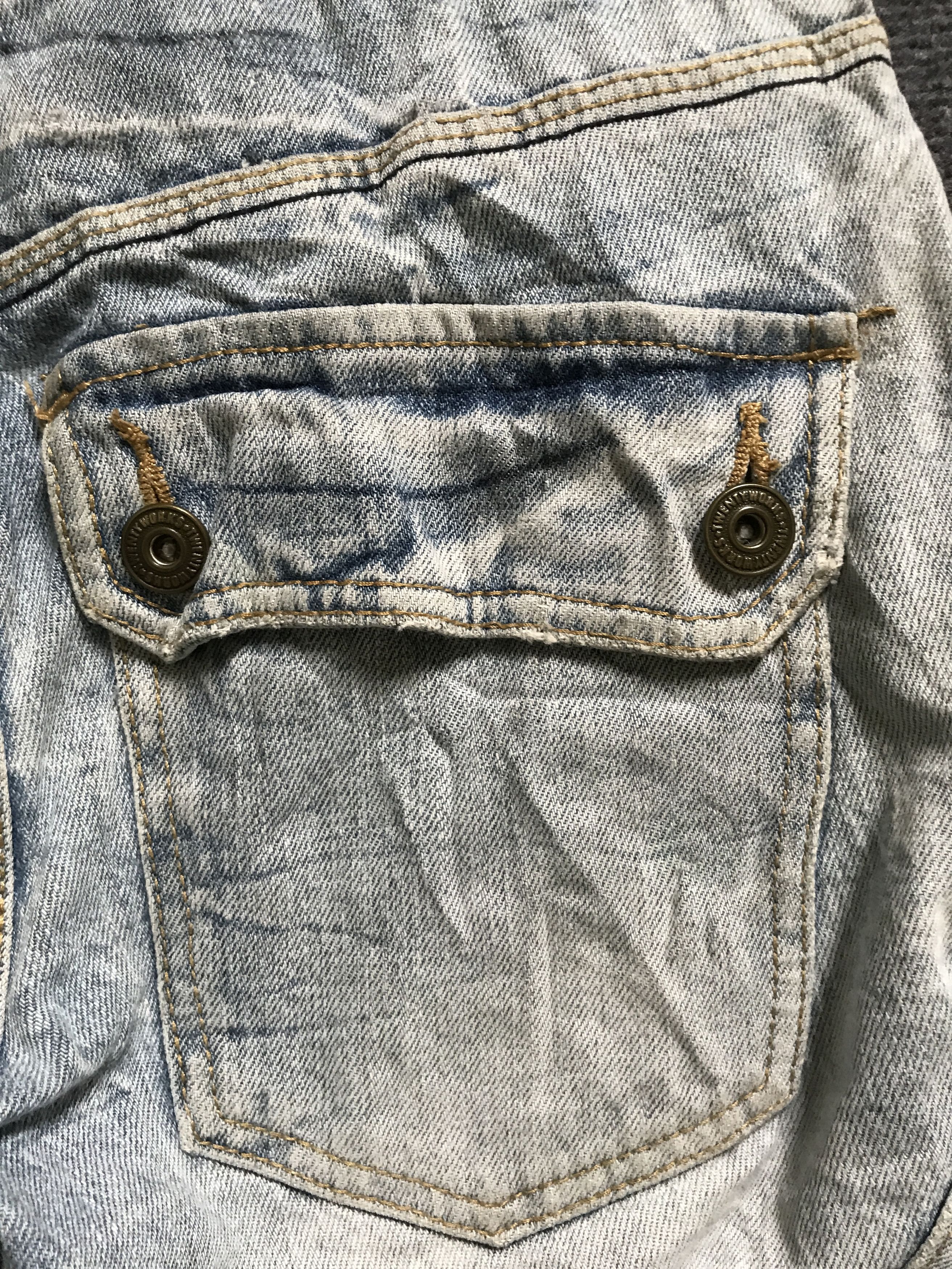 Japanese Brand SP18 TWENTY WORKS Japan Short Cargo Jeans Size US 32 / EU 48 - 12 Thumbnail