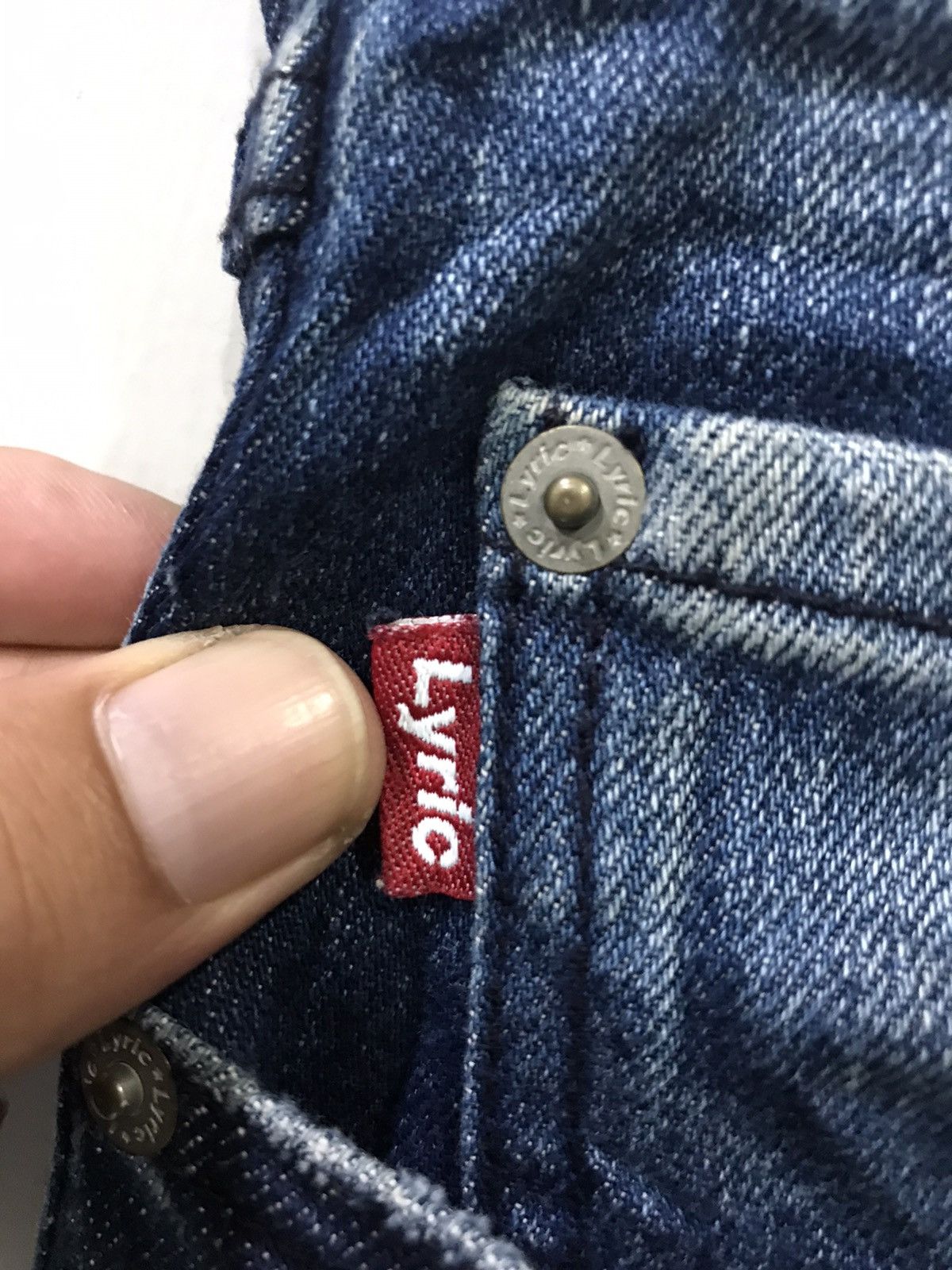 Designer Lyric Japan Skinny Cargo Biker Jeans Balmain Pant Design Size US 30 / EU 46 - 13 Thumbnail