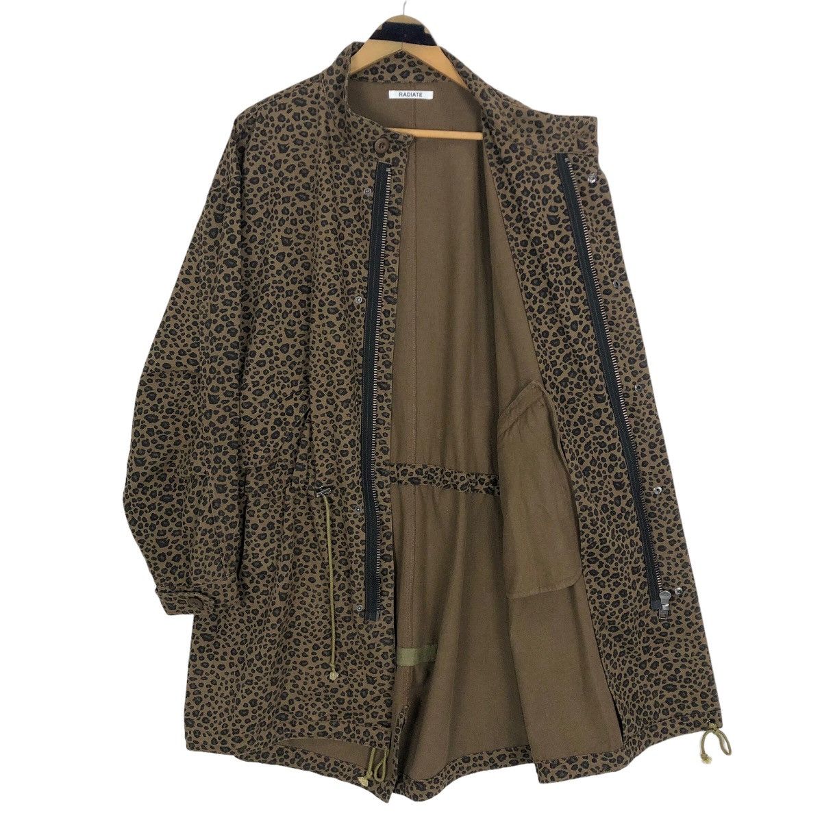 Japanese Brand Vintage Radiate M-65 Fish Tail Parka Cheetah Skin Overcoat Size US L / EU 52-54 / 3 - 5 Thumbnail