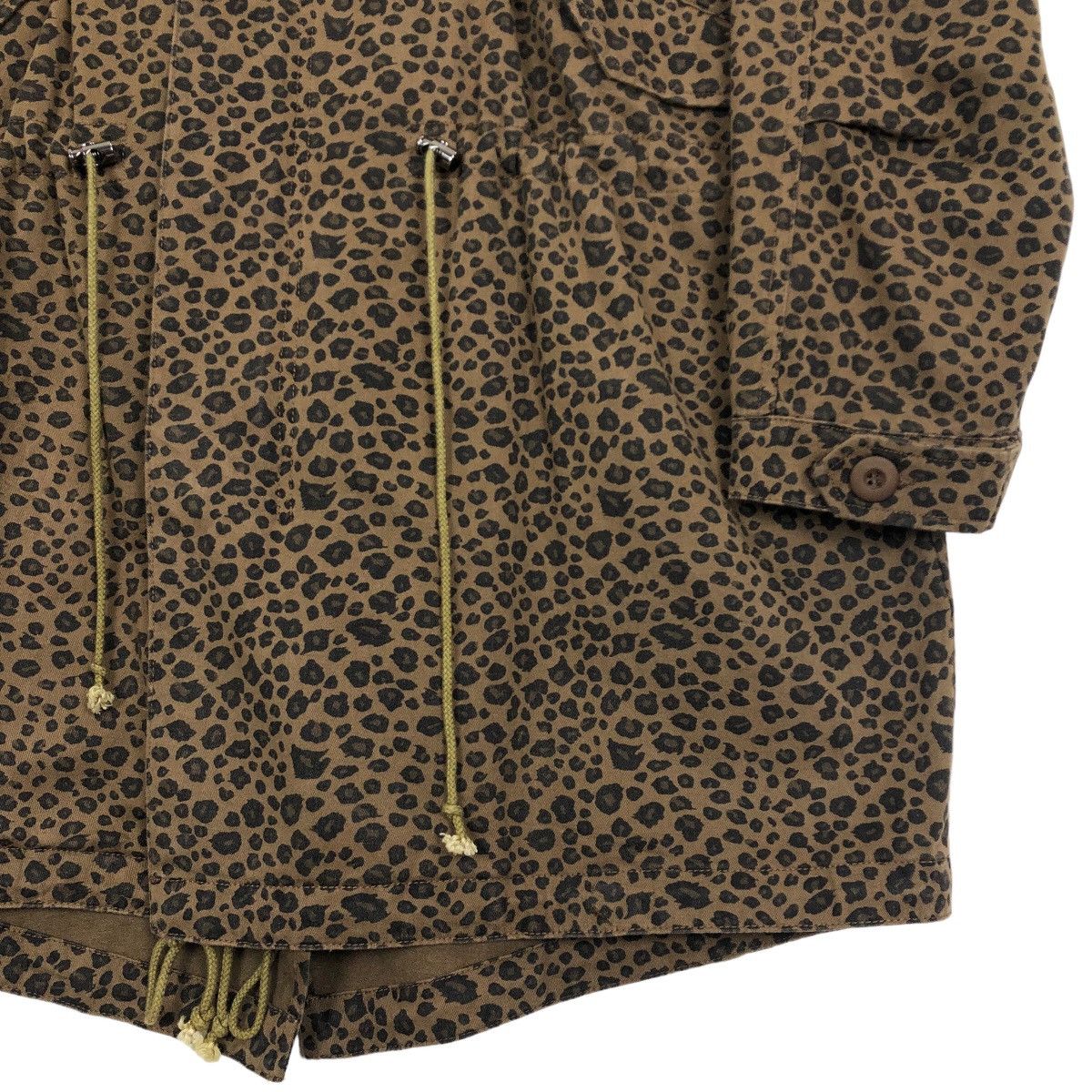 Japanese Brand Vintage Radiate M-65 Fish Tail Parka Cheetah Skin Overcoat Size US L / EU 52-54 / 3 - 9 Thumbnail