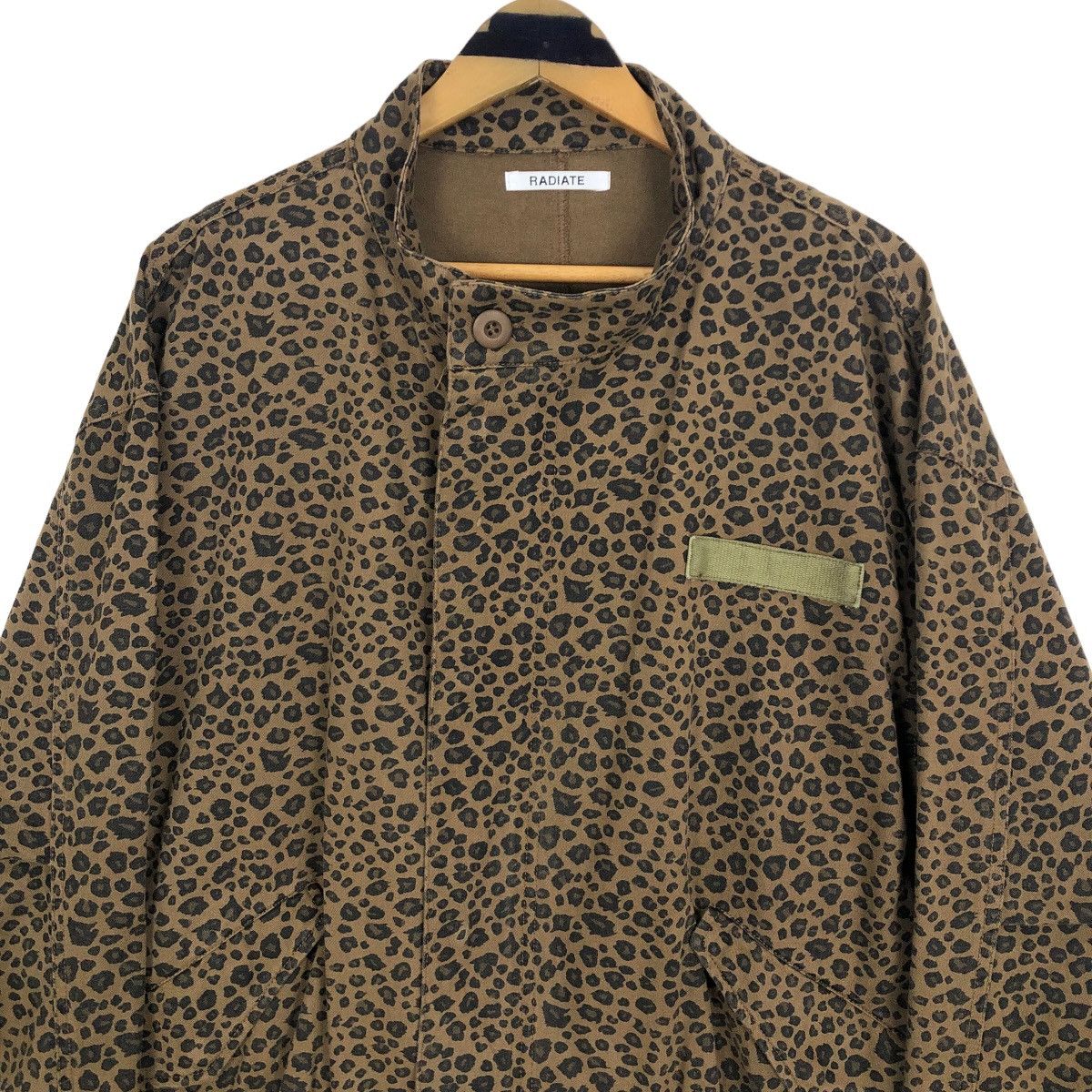 Japanese Brand Vintage Radiate M-65 Fish Tail Parka Cheetah Skin Overcoat Size US L / EU 52-54 / 3 - 4 Thumbnail