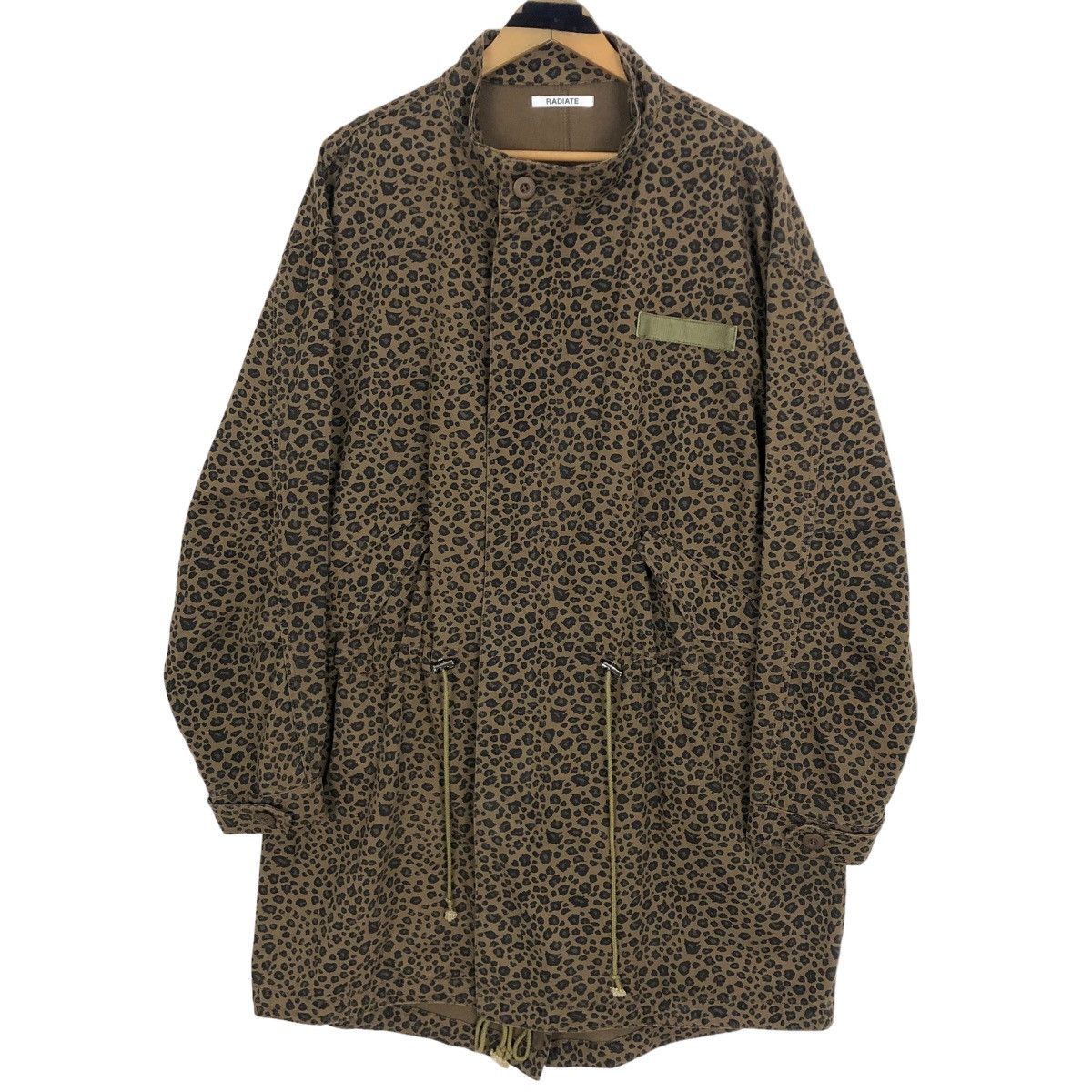 Japanese Brand Vintage Radiate M-65 Fish Tail Parka Cheetah Skin Overcoat Size US L / EU 52-54 / 3 - 1 Thumbnail