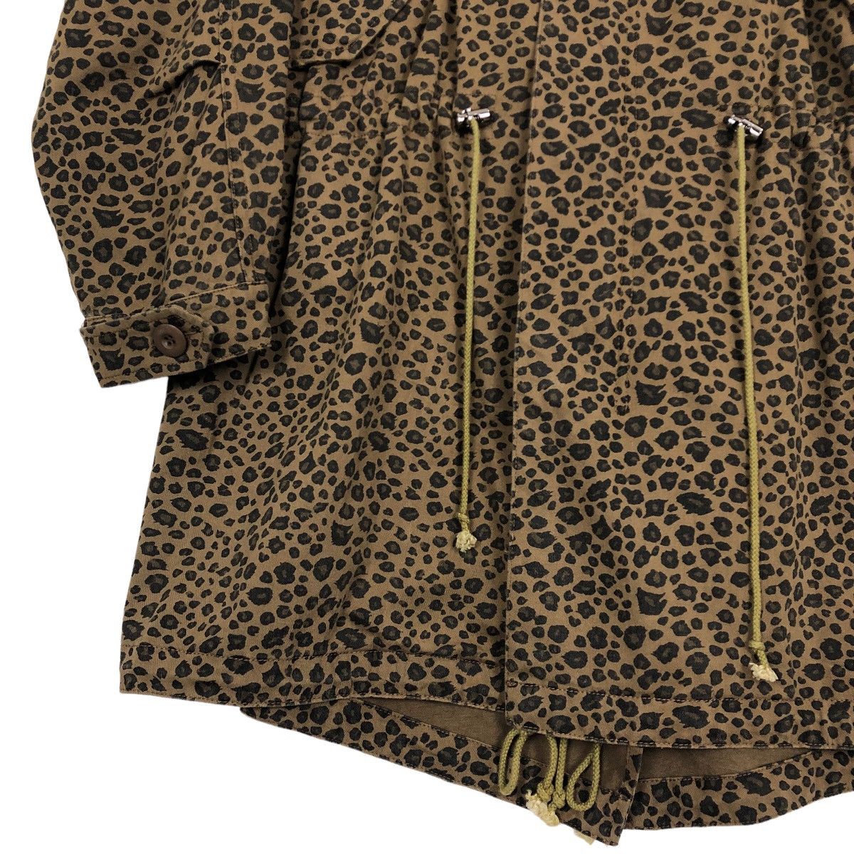 Japanese Brand Vintage Radiate M-65 Fish Tail Parka Cheetah Skin Overcoat Size US L / EU 52-54 / 3 - 6 Thumbnail