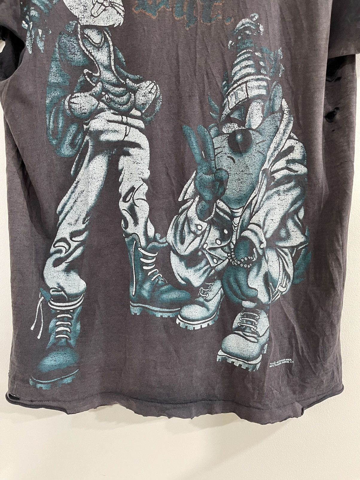Vintage × Warner Bros VINTAGE 93 DISTRESSED TAZMANIA BUGS BUNNY HIP HOP TSHIRT Size US M / EU 48-50 / 2 - 3 Thumbnail