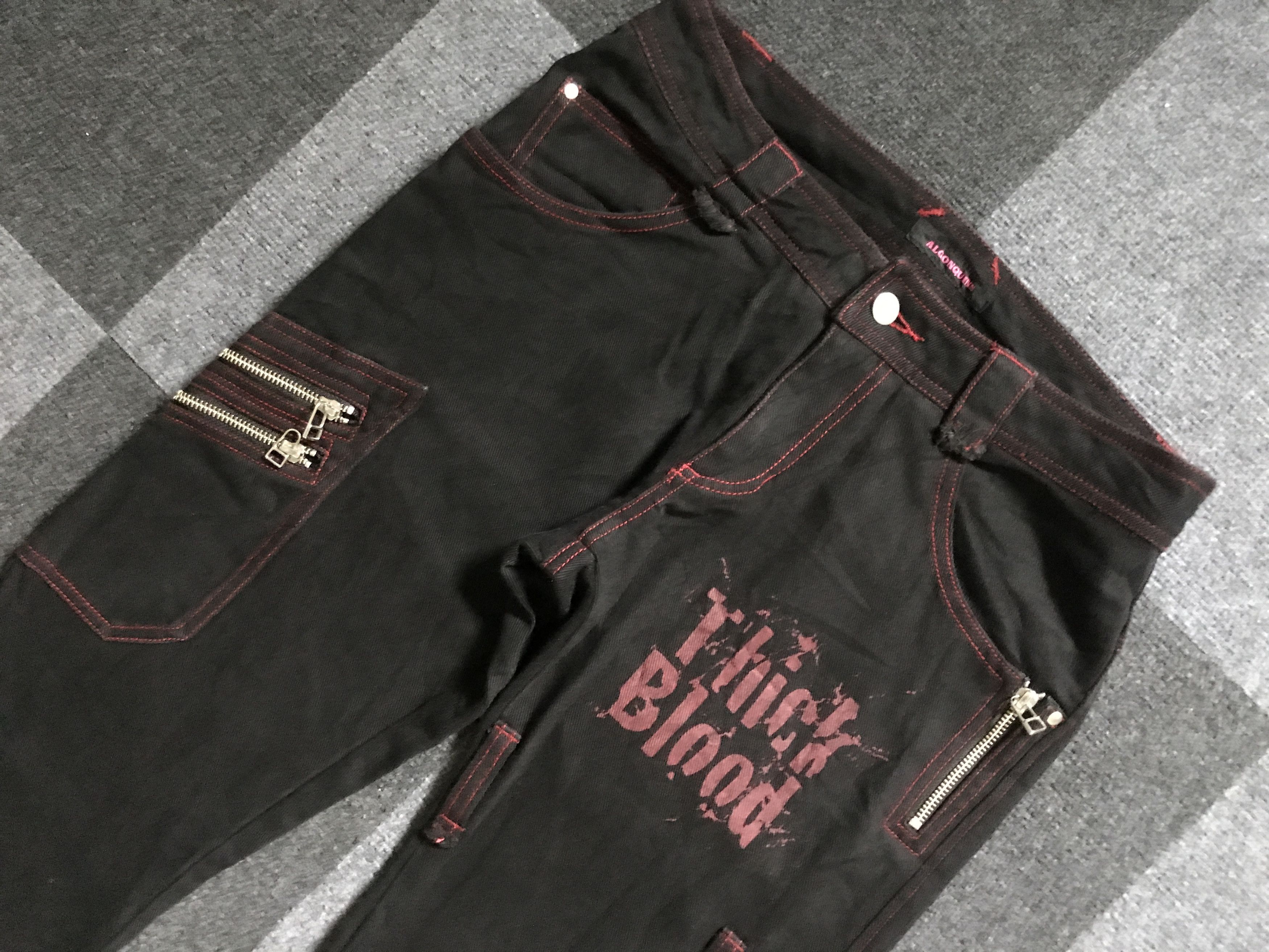 Japanese Brand D99 ALGONQUINS Japan Punk Streetwear Half Cargo Jeans Size US 29 - 4 Thumbnail