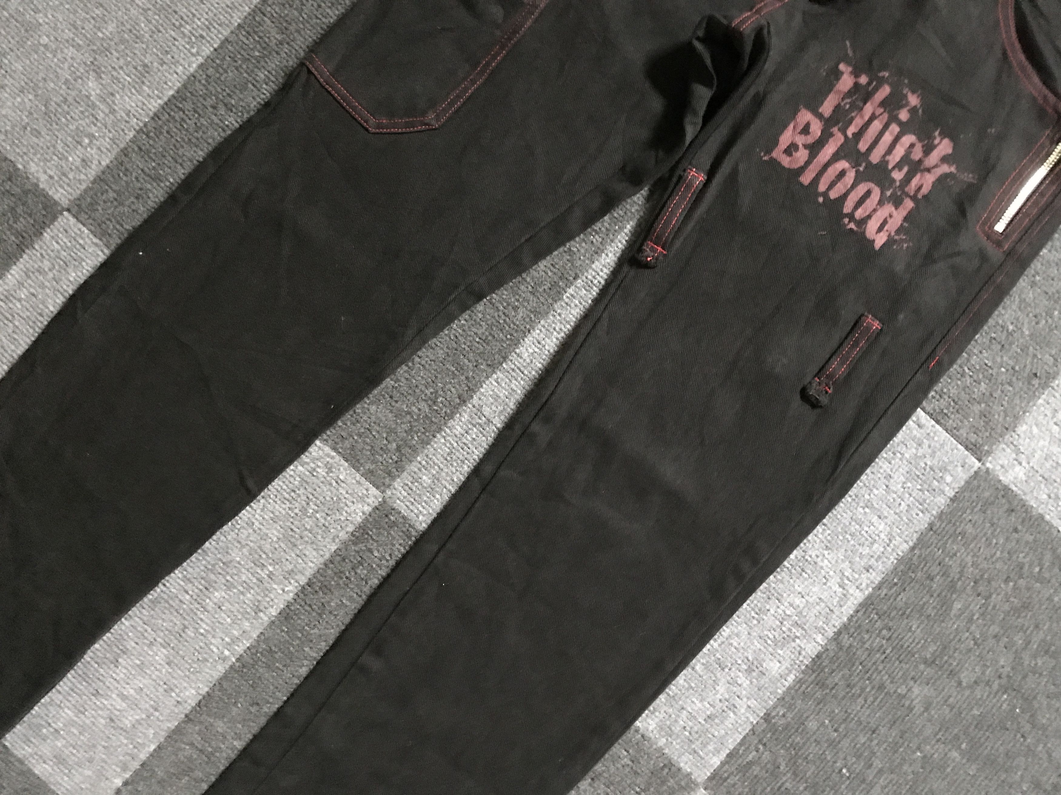 Japanese Brand D99 ALGONQUINS Japan Punk Streetwear Half Cargo Jeans Size US 29 - 5 Thumbnail