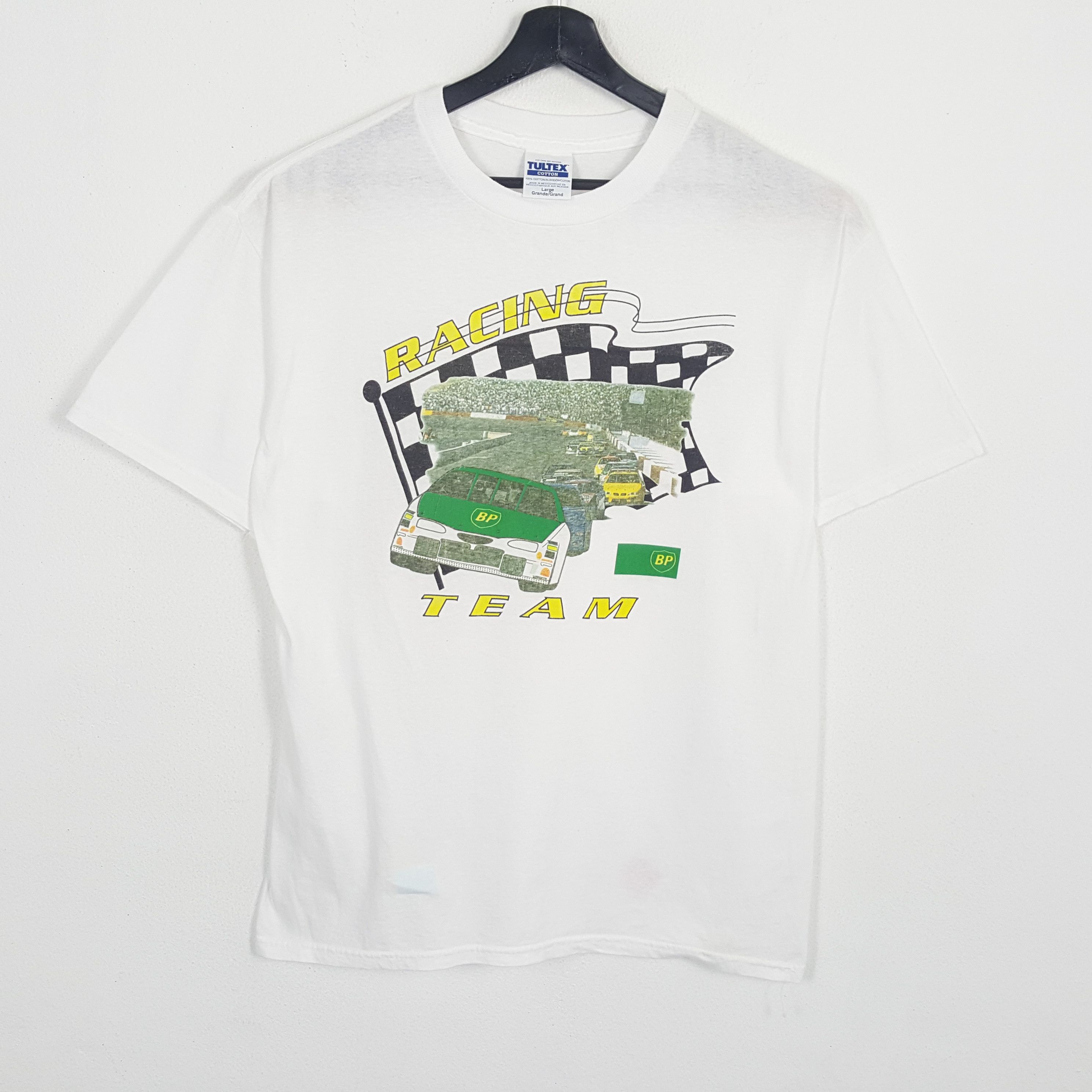 BP RACING TEAM Car Nascar Vintage Tshirt