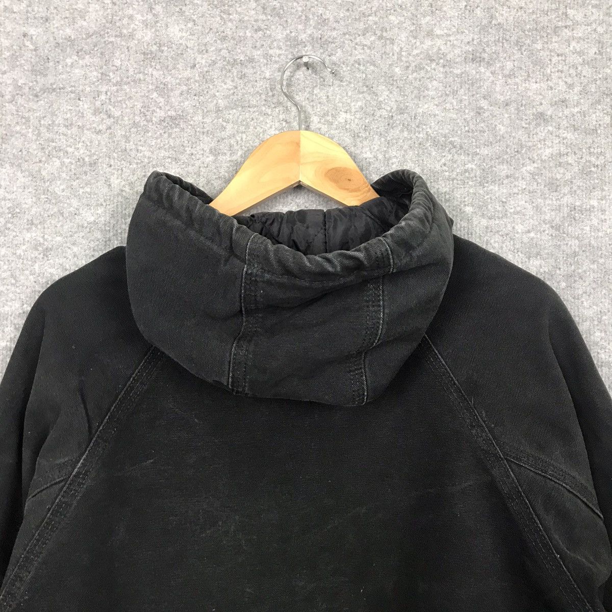Carhartt × Carhartt Wip Vintage 90s Carhartt Washed Duck Chore Black faded Jacket Size US XXL / EU 58 / 5 - 9 Thumbnail