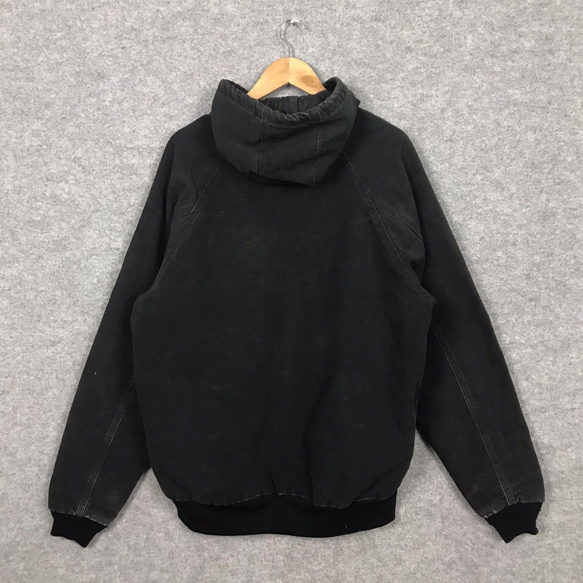 Carhartt × Carhartt Wip Vintage 90s Carhartt Washed Duck Chore Black faded Jacket Size US XXL / EU 58 / 5 - 8 Thumbnail