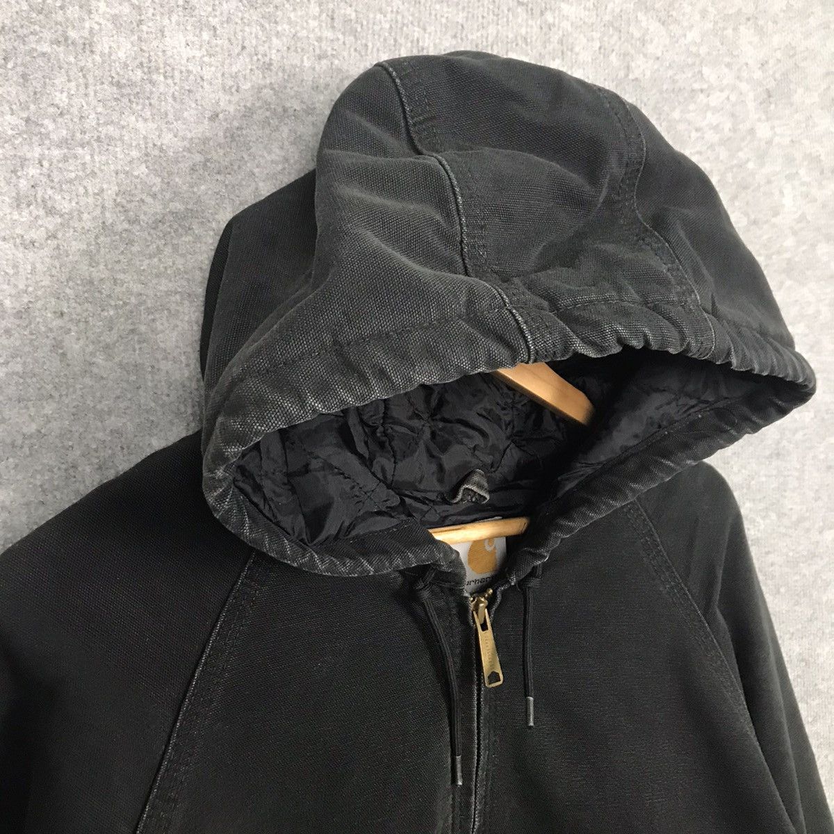 Carhartt × Carhartt Wip Vintage 90s Carhartt Washed Duck Chore Black faded Jacket Size US XXL / EU 58 / 5 - 3 Thumbnail