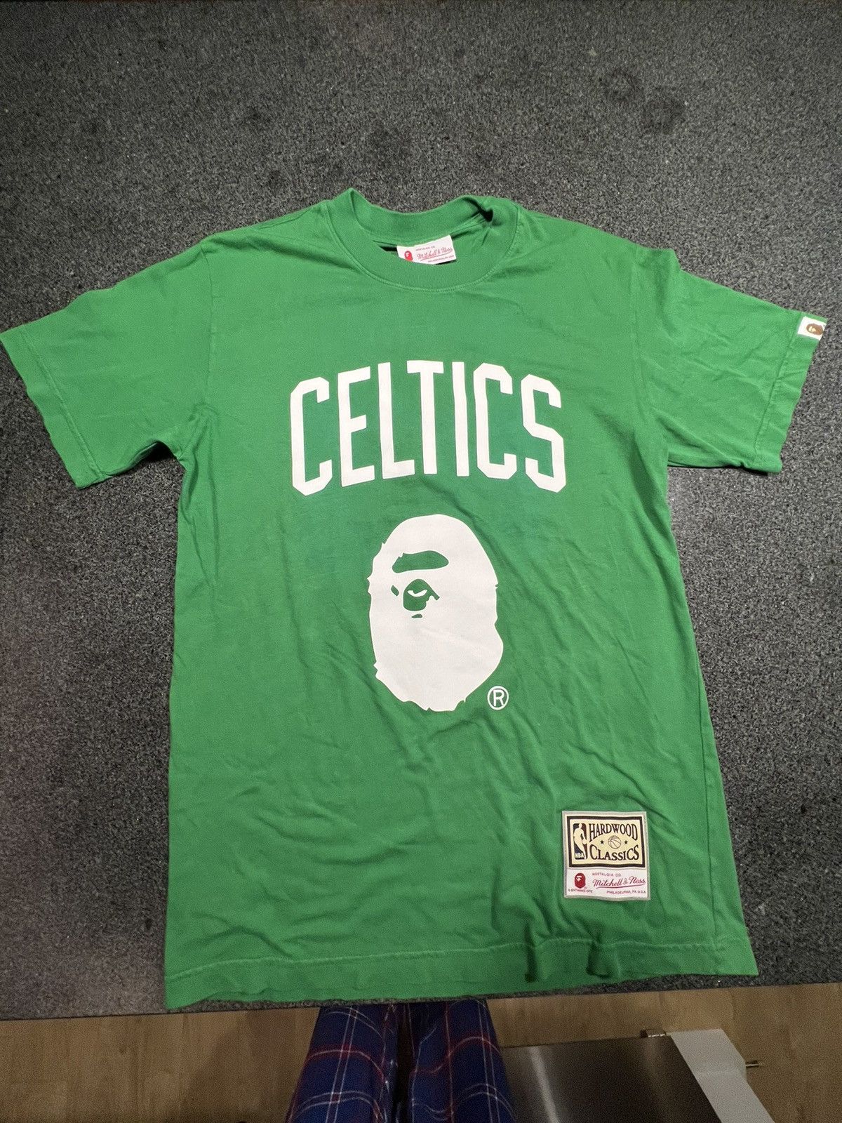 BAPE x Mitchell & NESS Celtics newest Crewneck