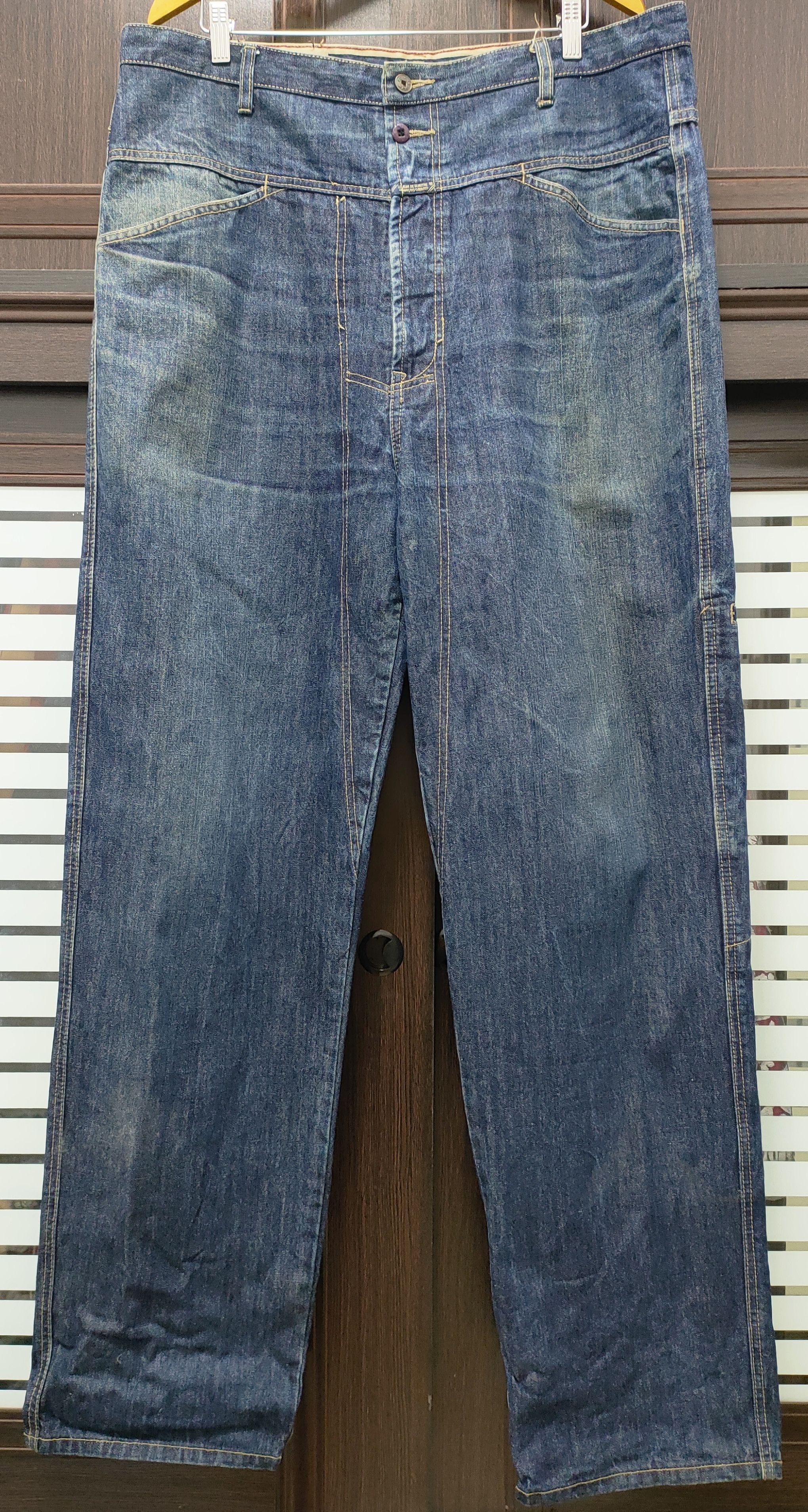 Japanese Brand 💥 Baggy Jeans Marithe Francois Girbaud💥 Size US 40 / EU 56 - 1 Thumbnail