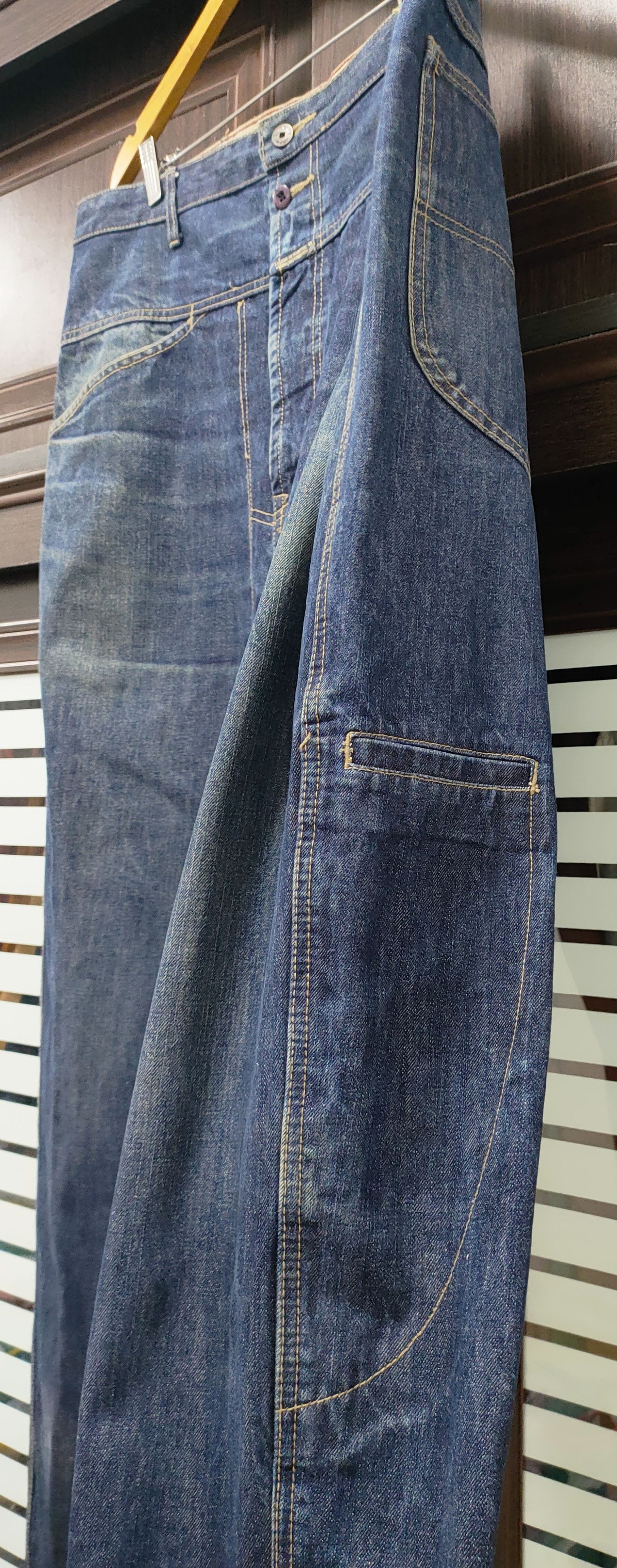 Japanese Brand 💥 Baggy Jeans Marithe Francois Girbaud💥 Size US 40 / EU 56 - 7 Thumbnail