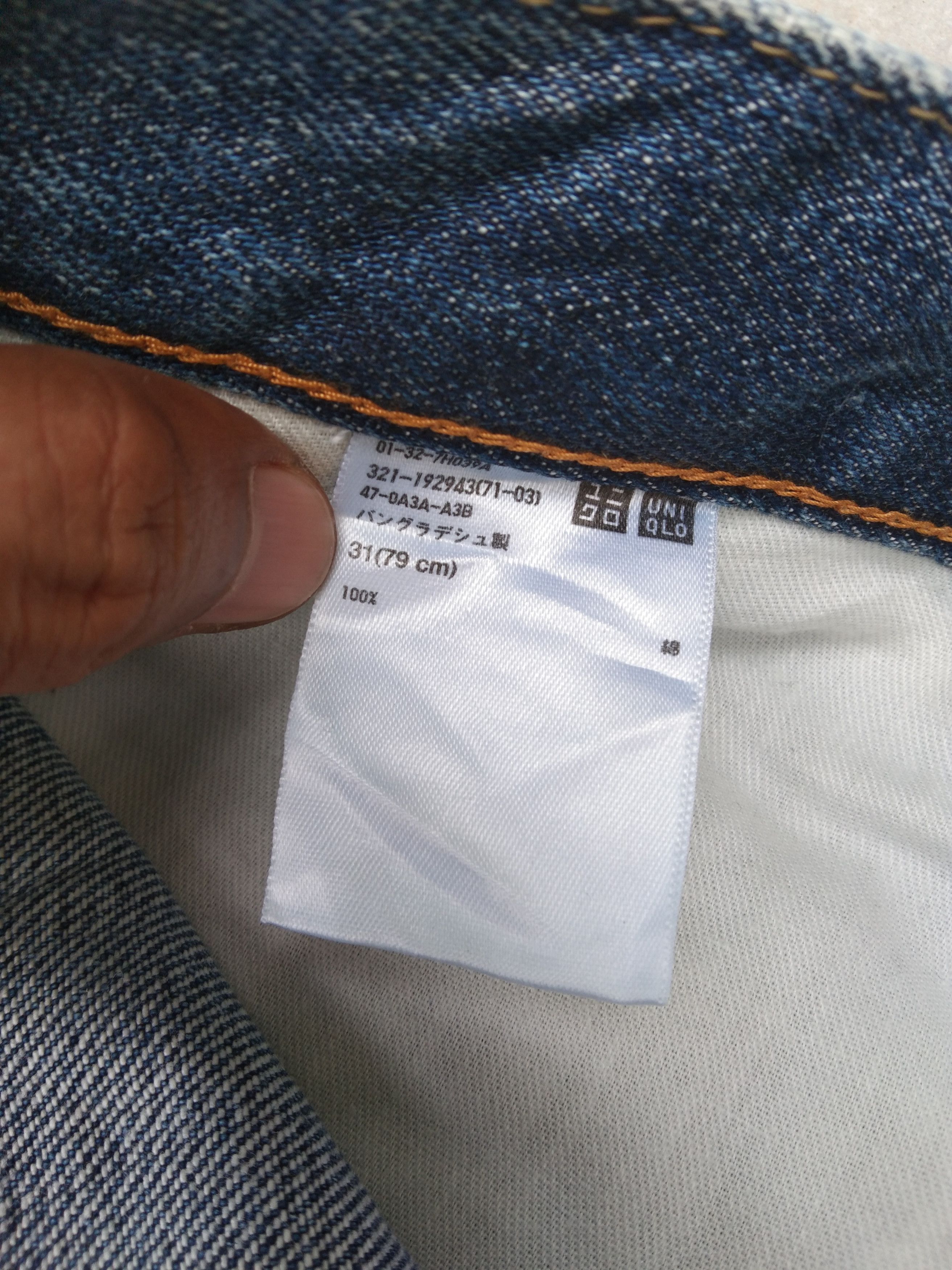 Japanese Brand × Jean × Vintage Vintage Uniqlo Japan Distressed Jeans 32x30 Size US 32 / EU 48 - 5 Thumbnail
