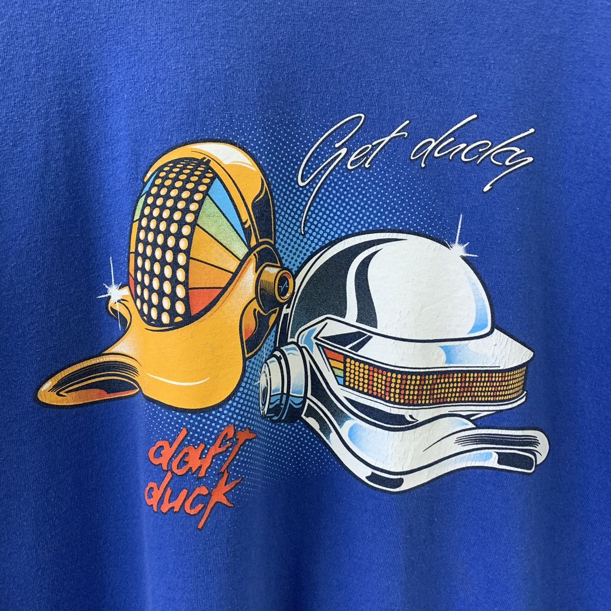 Band Tees DAFT DUCK PARODY DAFT PUNK TEE Size US L / EU 52-54 / 3 - 2 Thumbnail
